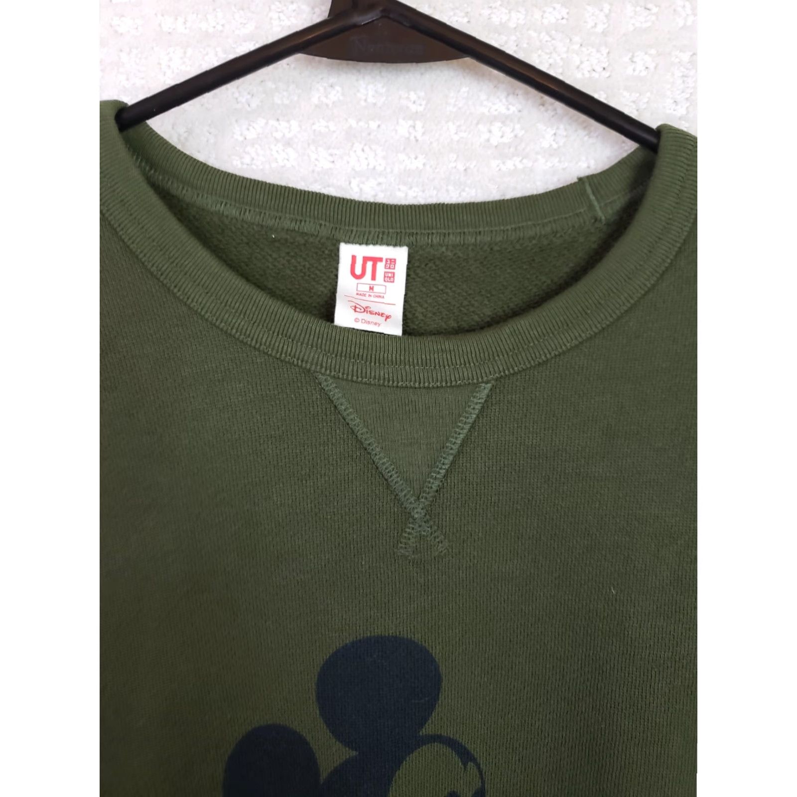 Disney Disney Mickey Mouse Green Long Sleeve Crewneck Sweatshirt Men's M Size US M / EU 48-50 / 2 - 4 Thumbnail