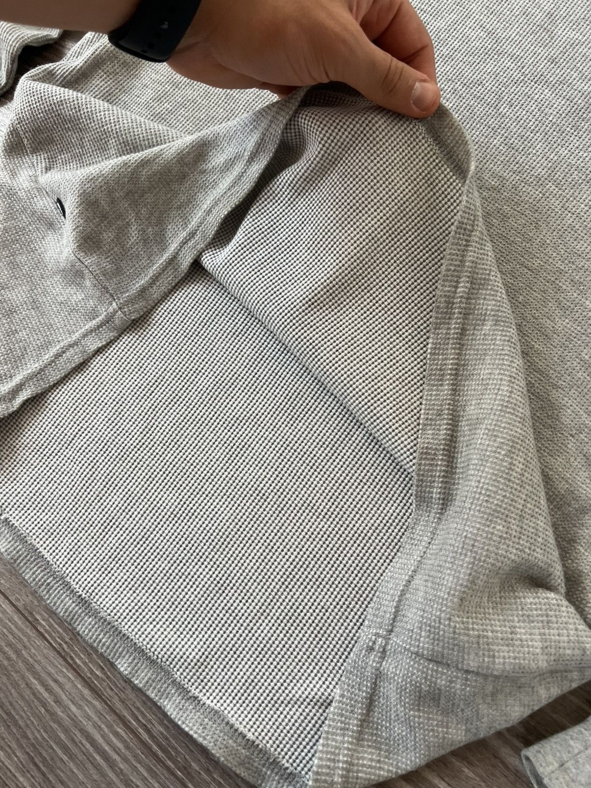 Nike SB Nike SB Gray Knitted Sleeve Logo Towel Cotton Long Sleeve Size US M / EU 48-50 / 2 - 12 Thumbnail