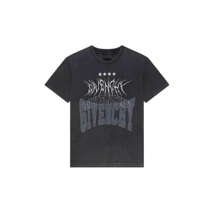 Givenchy Givenchy FW22 Logo Print Crewneck Short-Sleeve T-Shirt Size US S / EU 44-46 / 1 - 1 Thumbnail