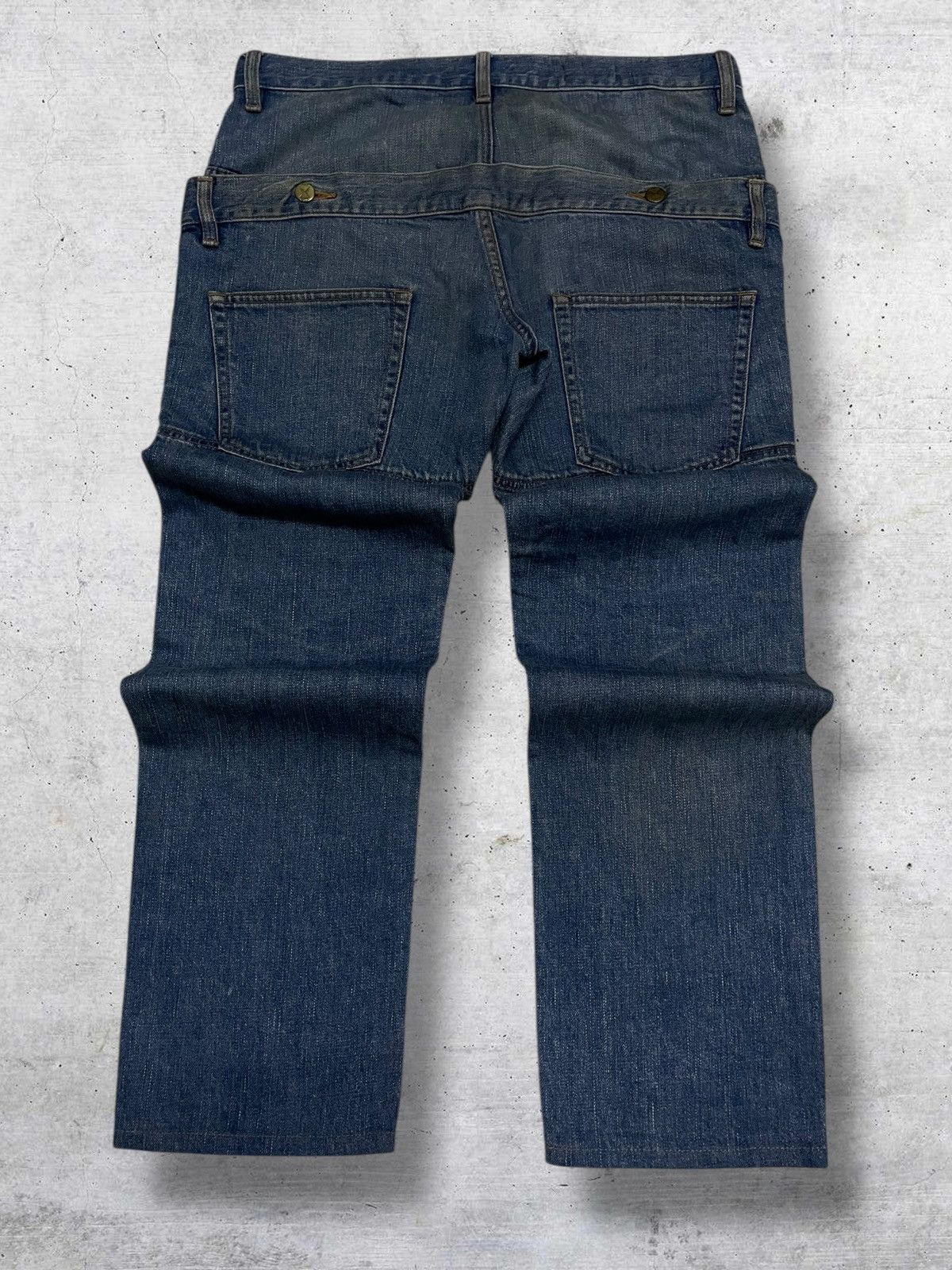 Final Home VINTATE FINAL HOME JAPAN DESIGNER ARCHIVE DOUBLE WAIST DENIM Size US 33 - 9 Thumbnail