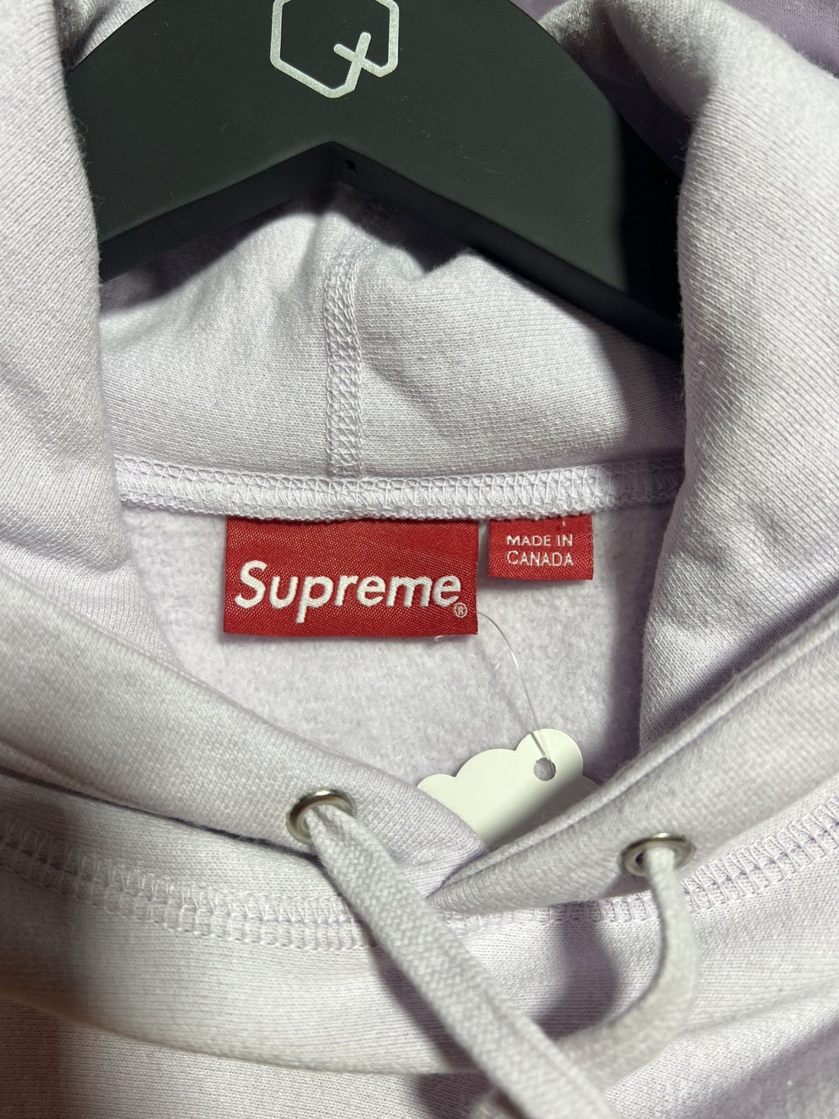 Supreme Supreme Lavender Leather S Logo Hoodie Size US XL / EU 56 / 4 - 4 Thumbnail