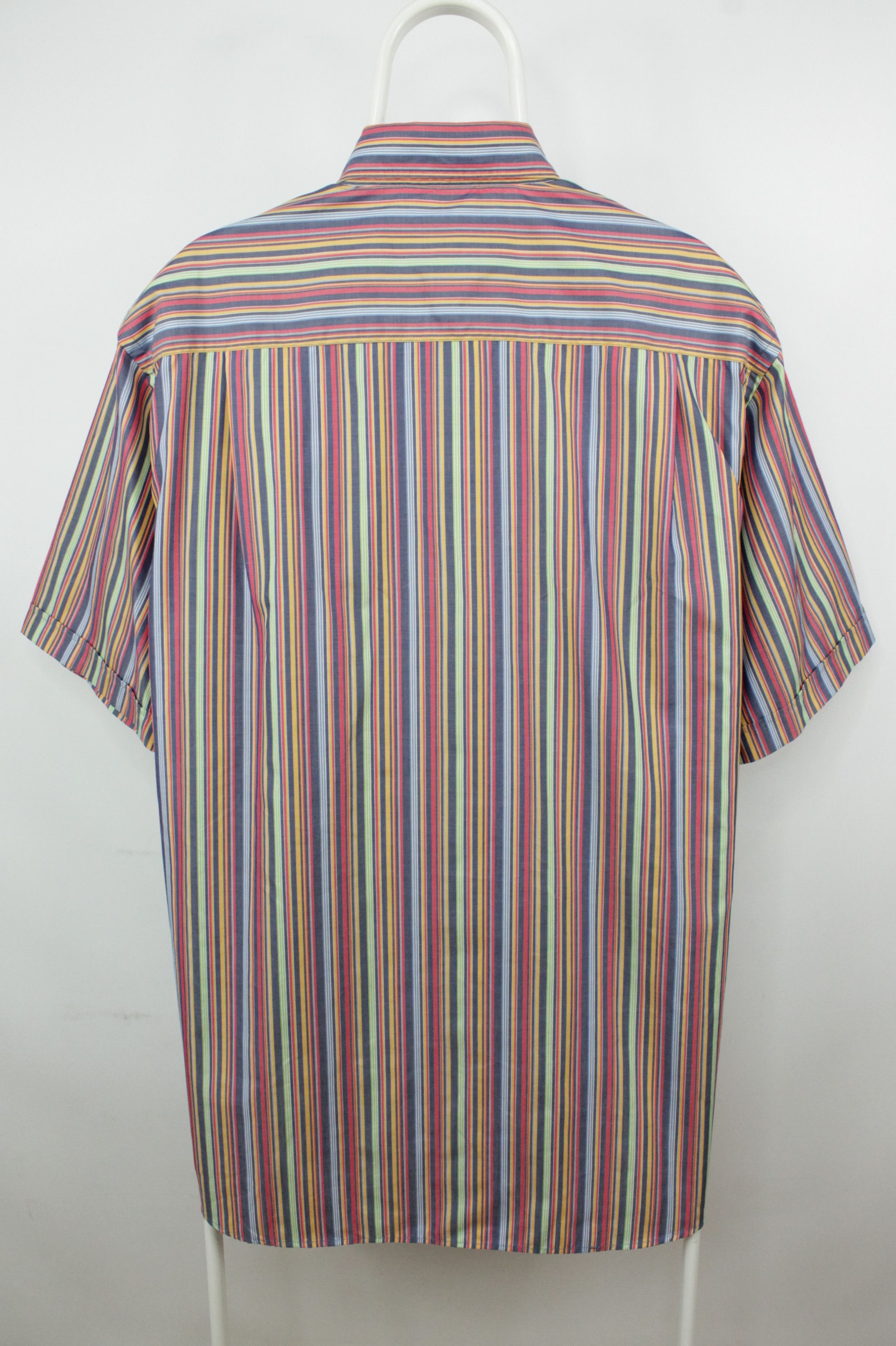 Paul & Shark Paul & Shark Yachting Multicolor Striped Short Sleeve Shirt Size US L / EU 52-54 / 3 - 5 Thumbnail