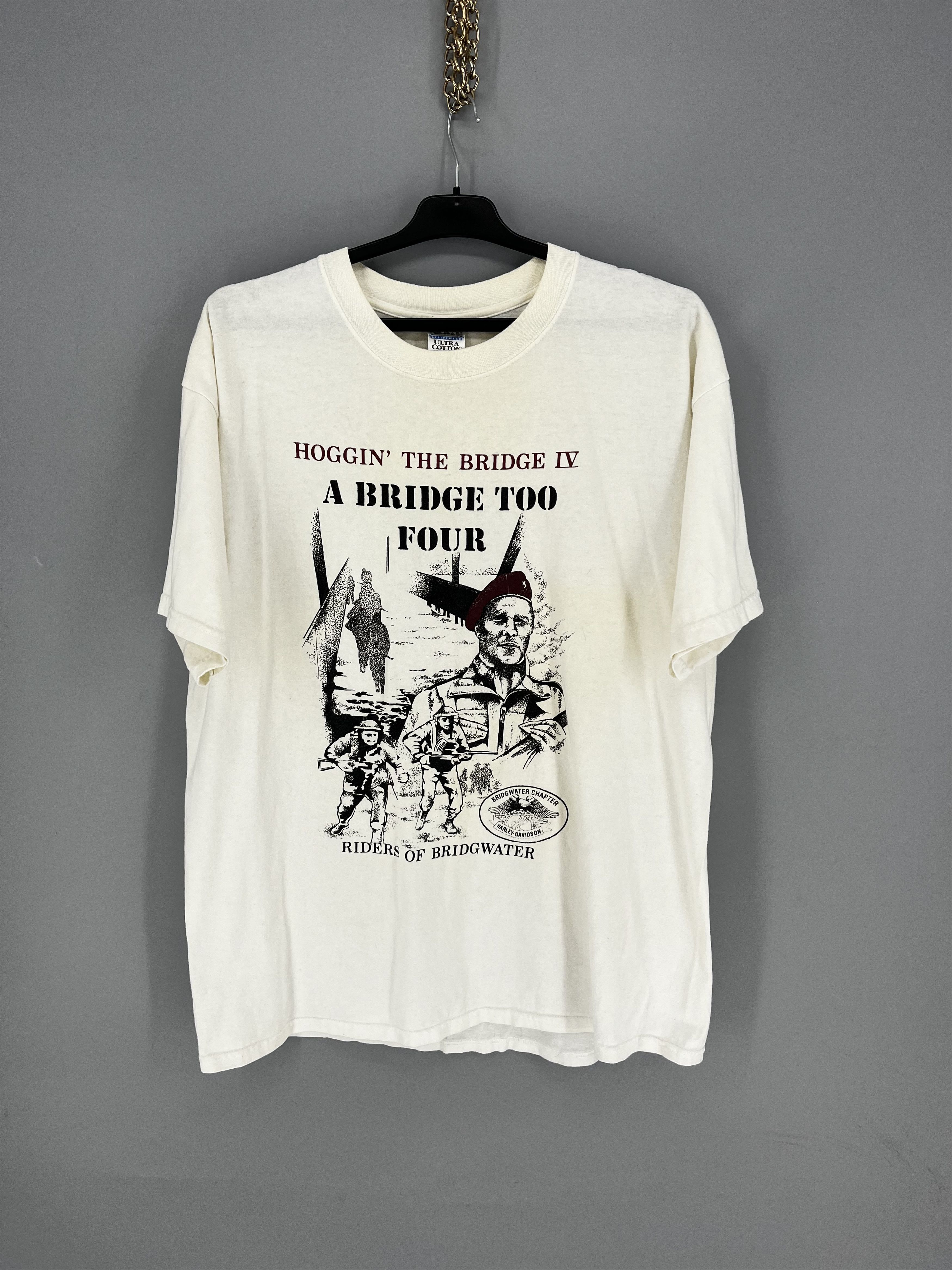 Vintage RIDERS OF BRIDGEWATER "Hoggin' The Bridge IV" Biker Club Size US L / EU 52-54 / 3 - 1 Thumbnail