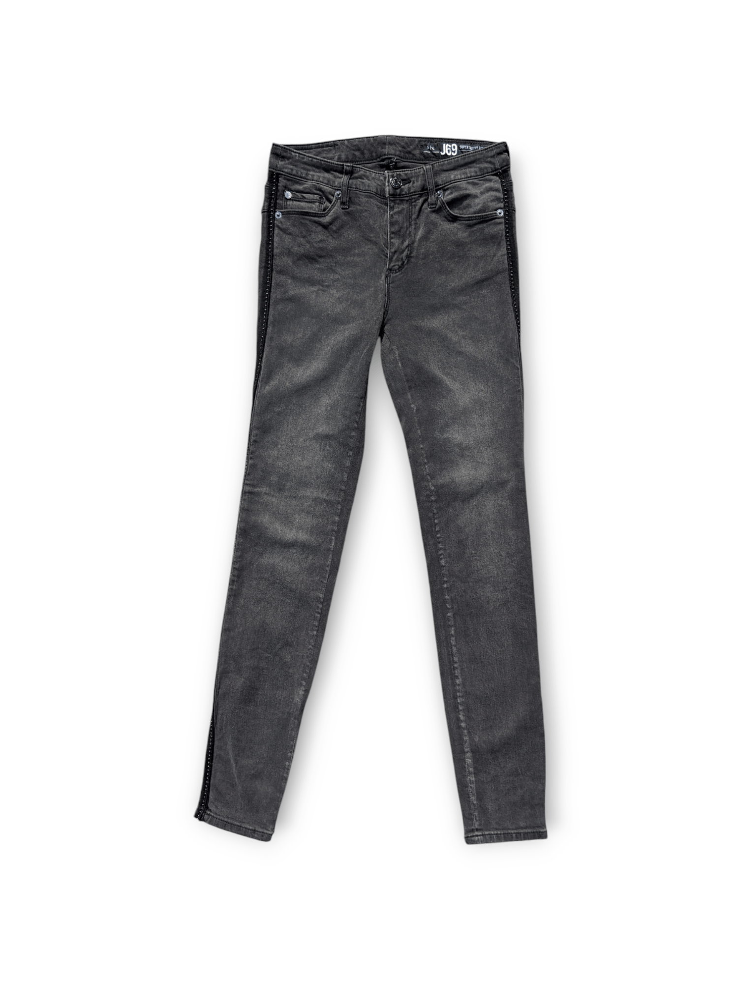 Armani × Armani Exchange × Designer Armani Exchange J69 Skinny Washed Jeans Size 25" / US 0 / IT 36 - 1 Thumbnail