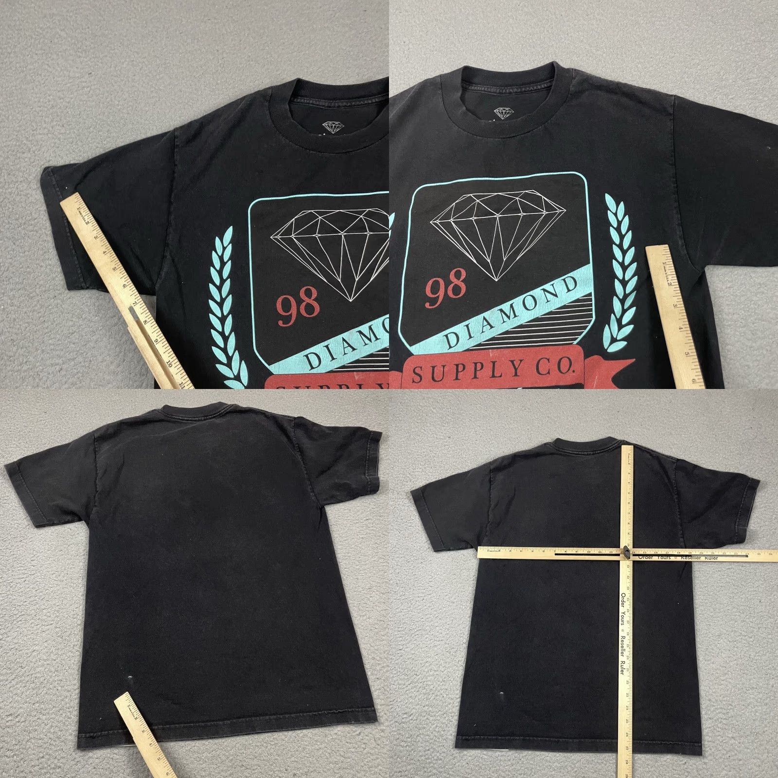 Diamond Supply Co. VINTAGE Diamond Supply Co T Shirt Mens M Black Graphic Print Short Sleeve Crew Neck Size US M / EU 48-50 / 2 - 8 Thumbnail