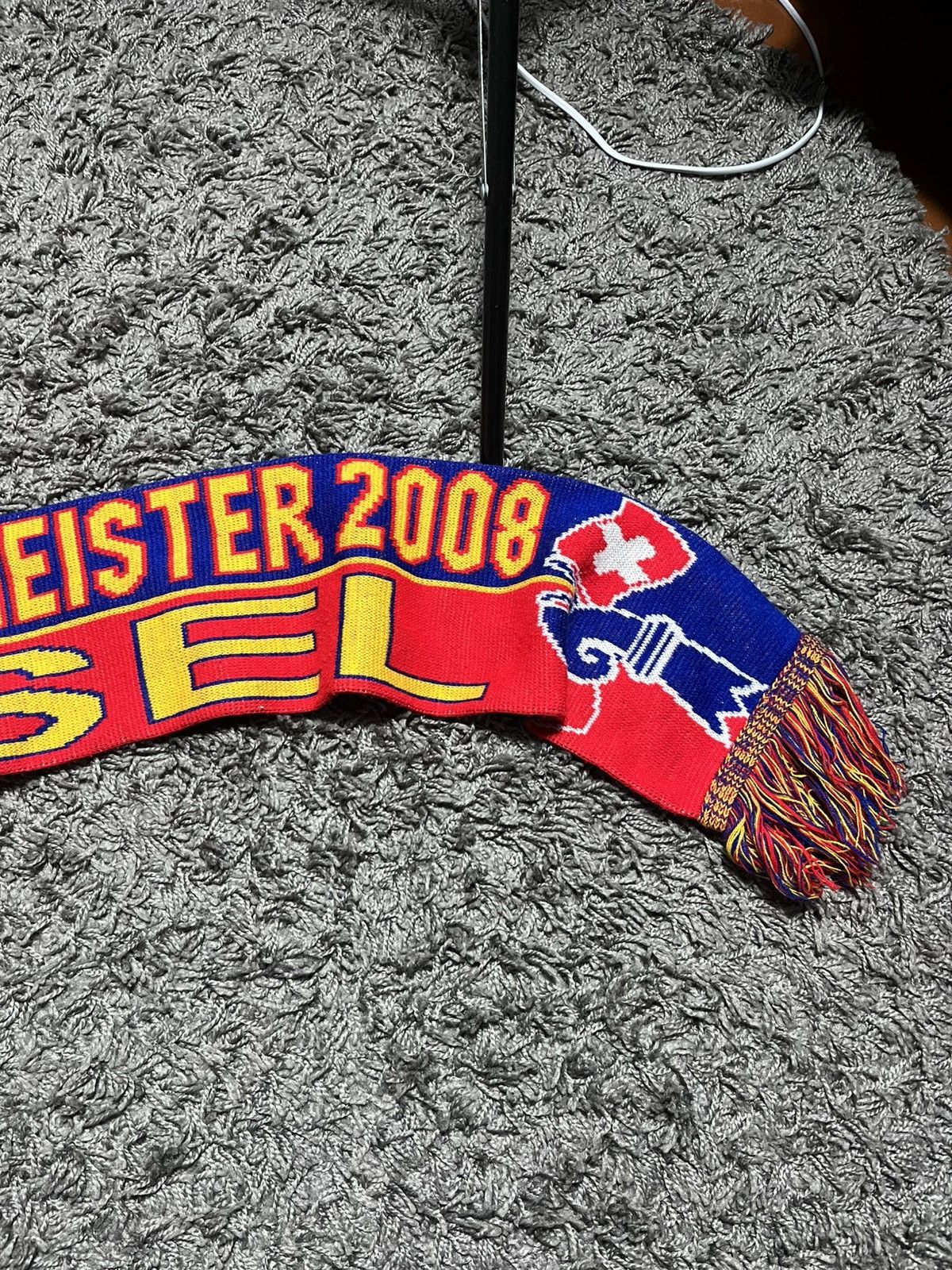 Vintage BASEL 1893 VINTAGE FOOTBALL SWISS SWITZERLAND SCARF Size ONE SIZE - 3 Thumbnail