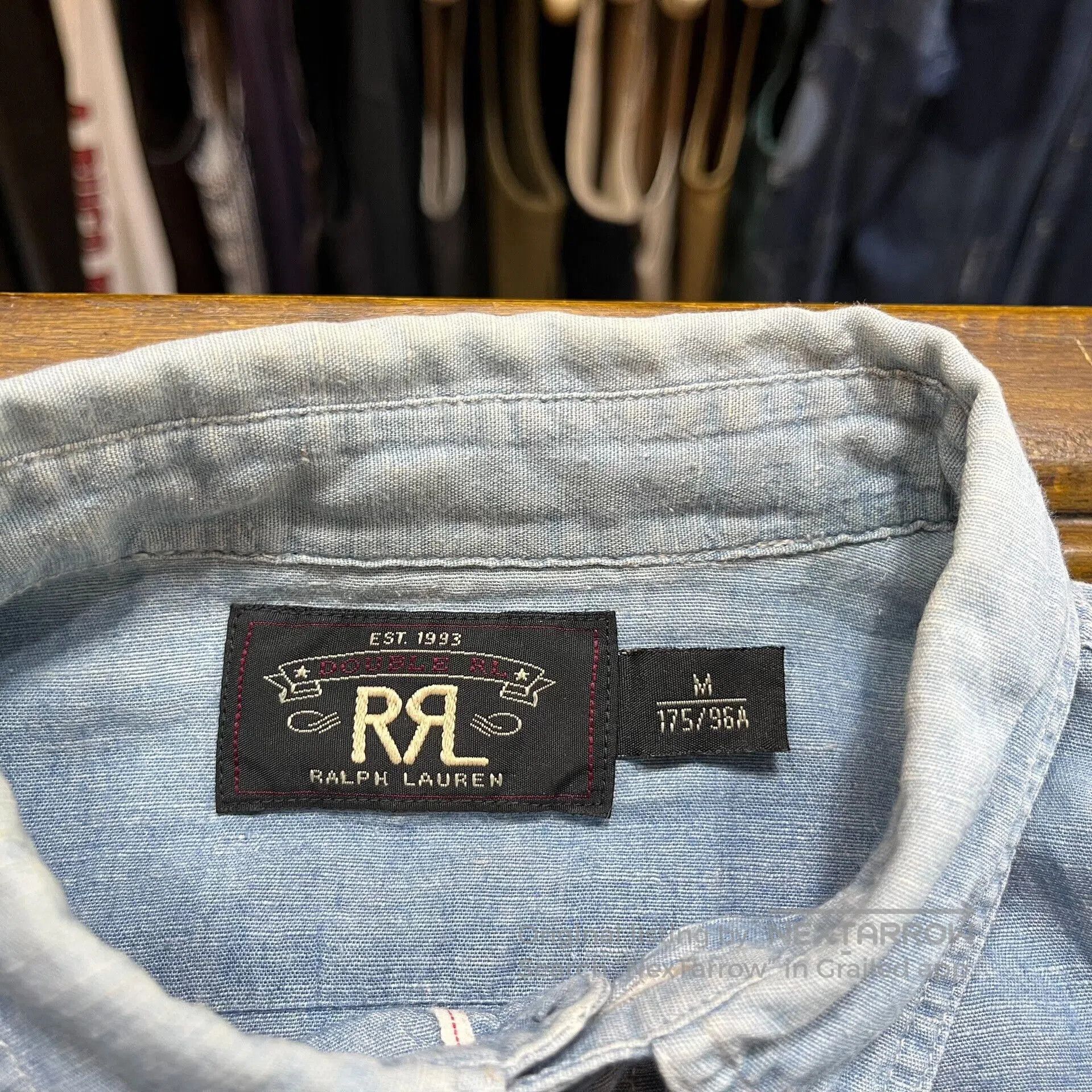 RRL Ralph Lauren RRL Denim Shirt by Ralph Lauren. Size US M / EU 48-50 / 2 - 3 Thumbnail