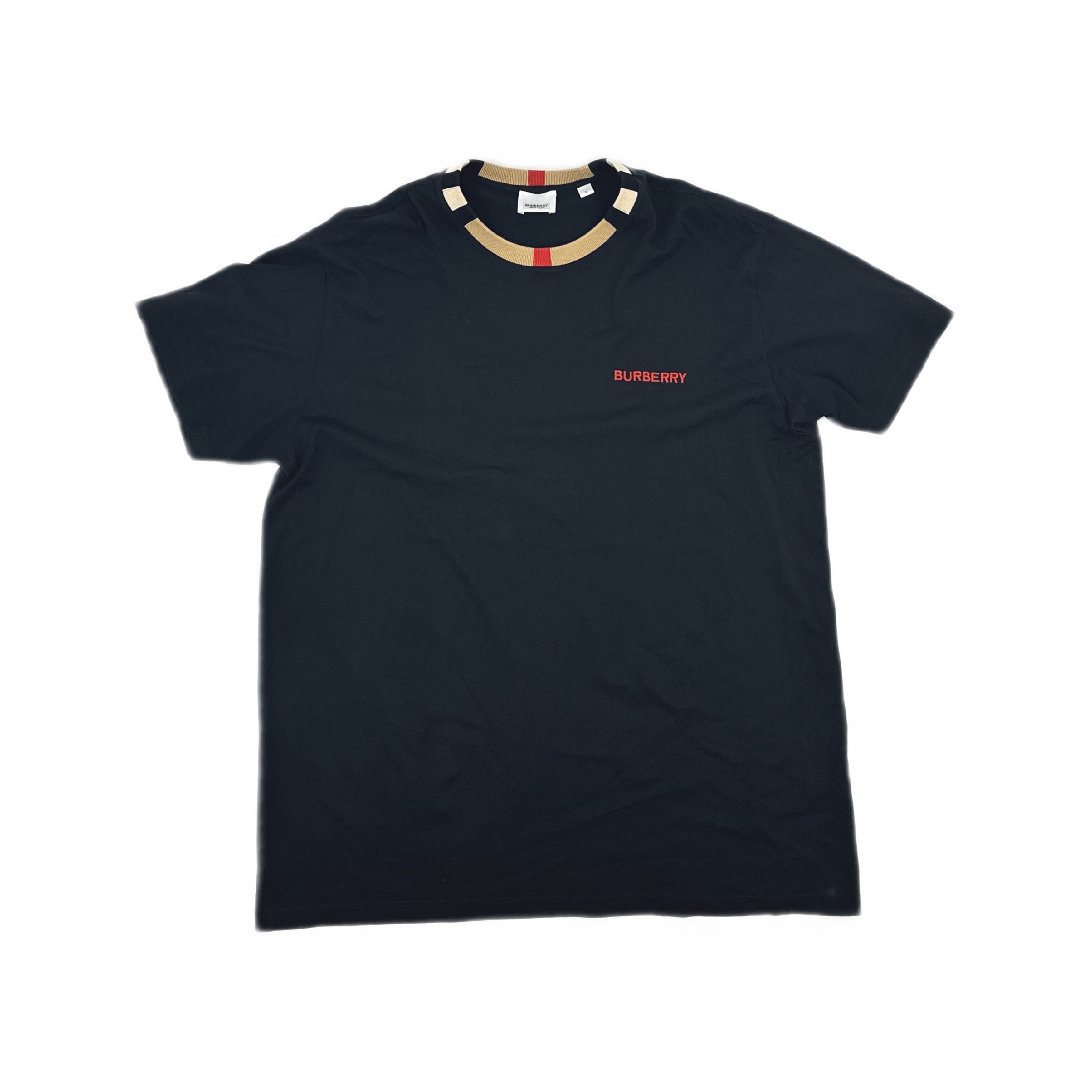 Burberry Burberry Check Collar Logo T-Shirt Size M Size US M / EU 48-50 / 2 - 1 Thumbnail