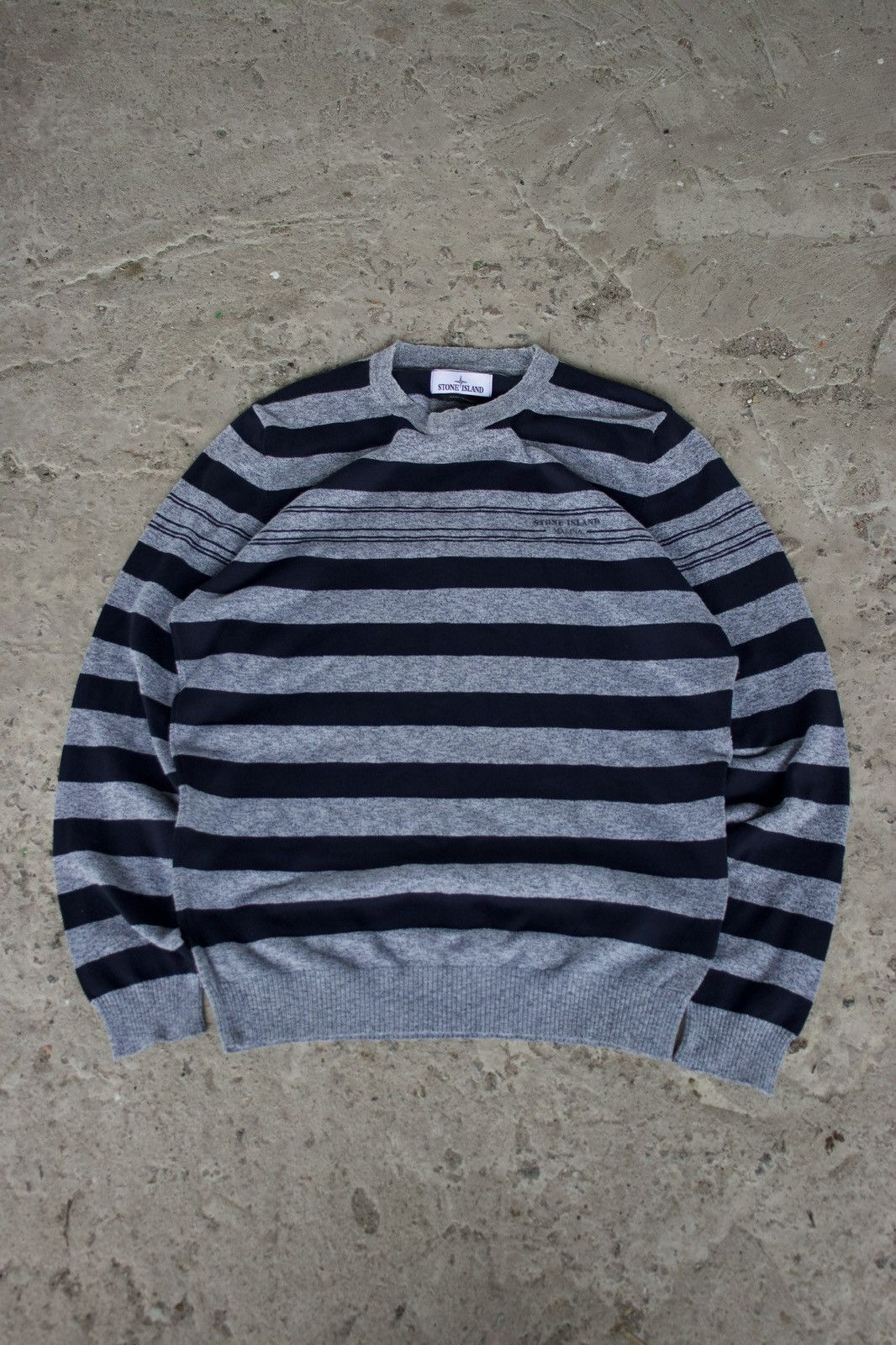 Stone Island Stone Island Striped Wool Knit Sweater Size US M / EU 48-50 / 2 - 3 Thumbnail