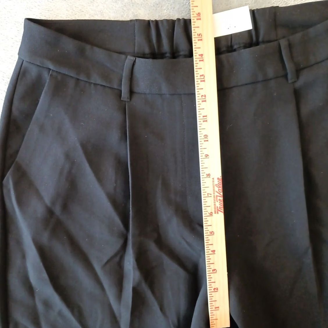 Old Navy Old Navy Pants Womens XL Black Taylor Straight Pleated Dress Pants Elastic Pockets 36x30 Regular"} Size 40" / US 18 - 3 Thumbnail