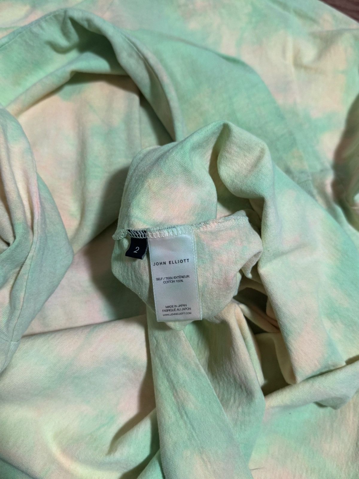 John Elliott 🔥John Elliott Neon Green Tie-Dye Long sleeve/Elliott Shirt Size US M / EU 48-50 / 2 - 5 Thumbnail