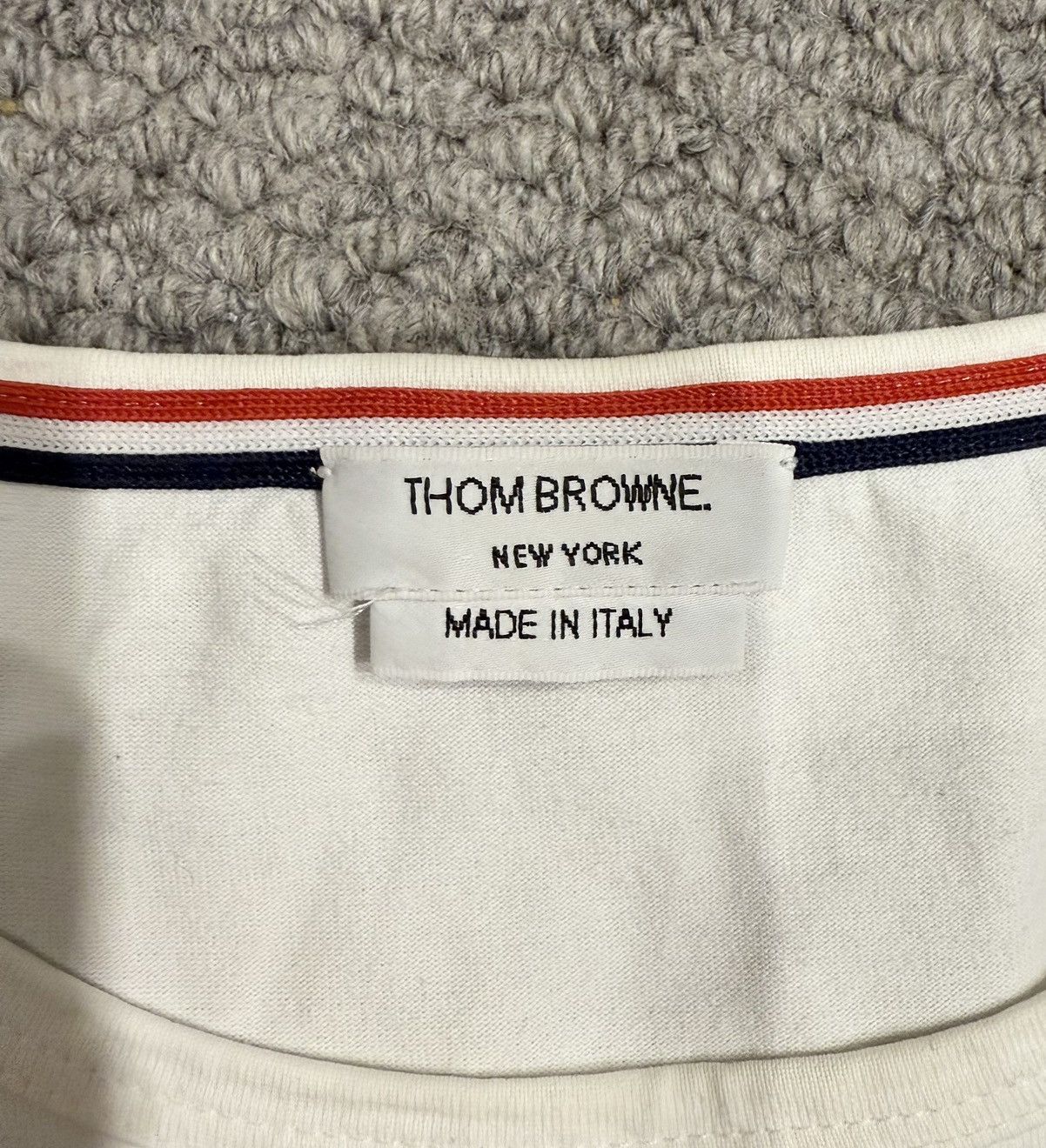 Thom Browne THOM BROWNE POCKET TEE Size US L / EU 52-54 / 3 - 3 Thumbnail