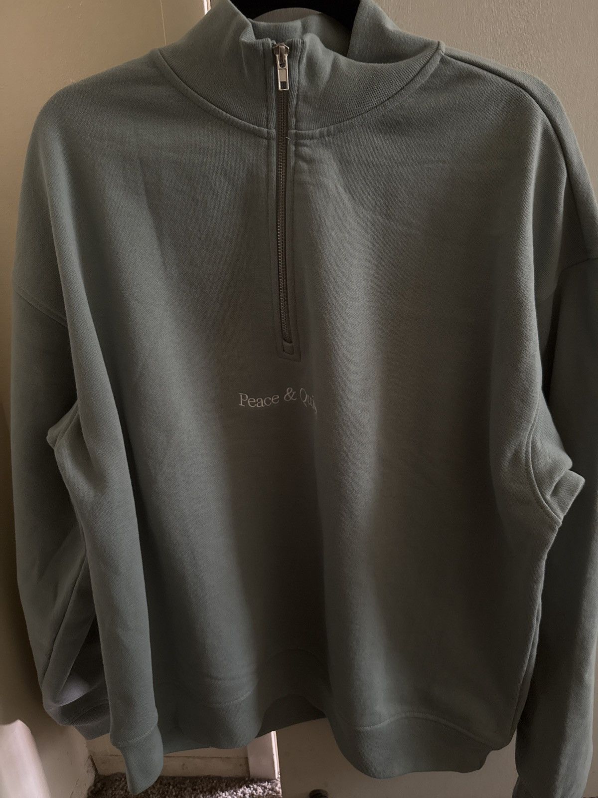 MUSEUM OF PEACE & QUIET Blue Embroidered Sweater