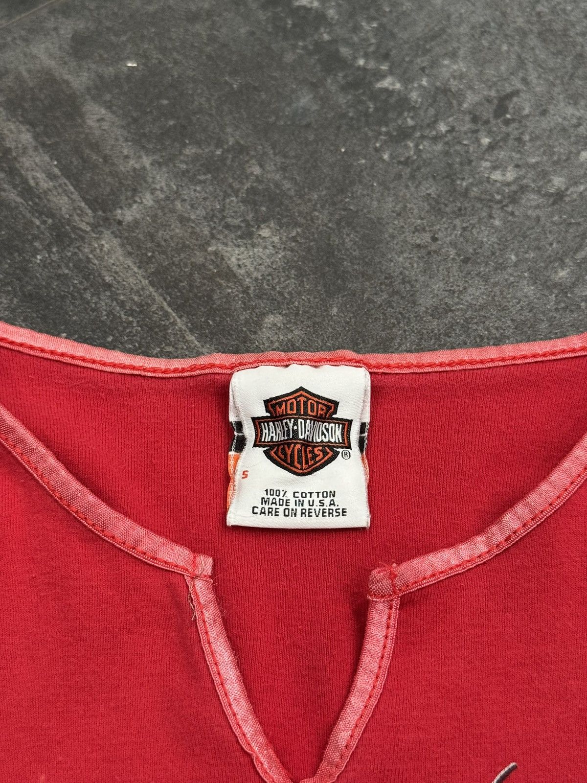 Harley Davidson Vintage Y2K Women’s Harley Davidson Long Sleeve Shirt 2000’s Size S / US 4 / IT 40 - 13 Thumbnail