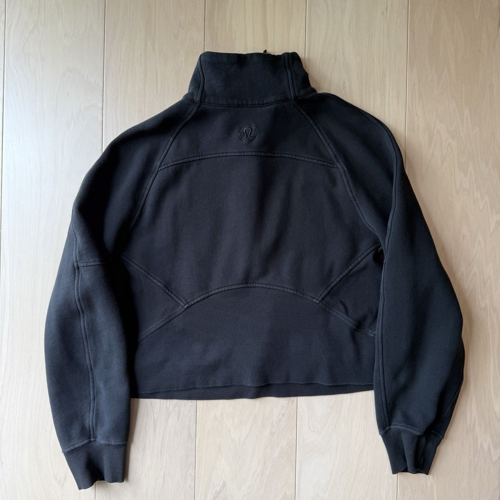 Lululemon Lululemon Scuba Oversized Half Zip M/L Black Funnel Neck Size M / US 6-8 / IT 42-44 - 8 Thumbnail