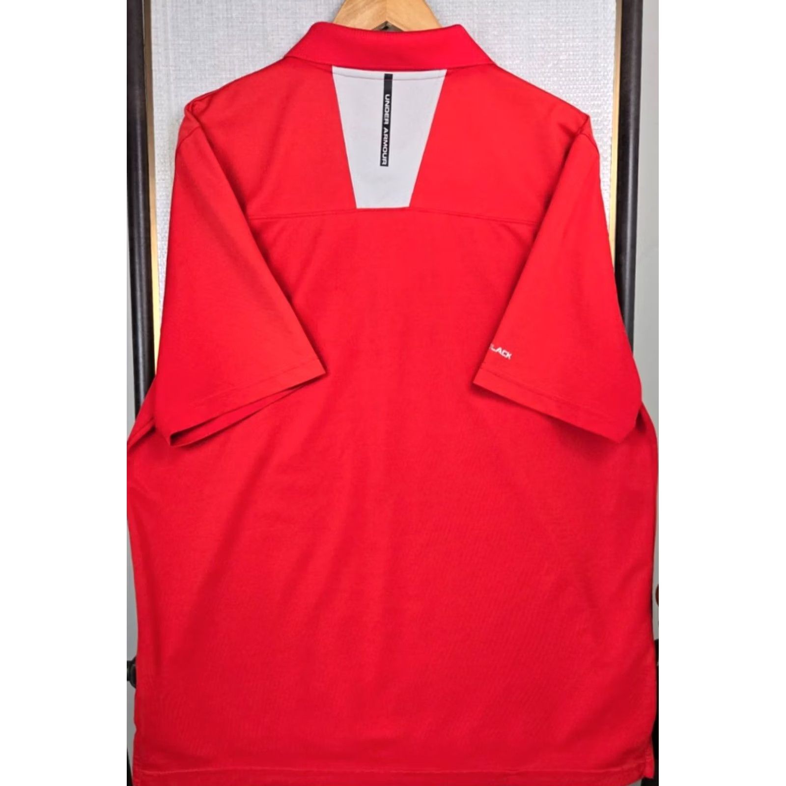 Under Armour UNDER ARMOUR COLDBLACK Polo Shirt Performance Red Golf Wicking Mens Size XL Size US XL / EU 56 / 4 - 6 Thumbnail