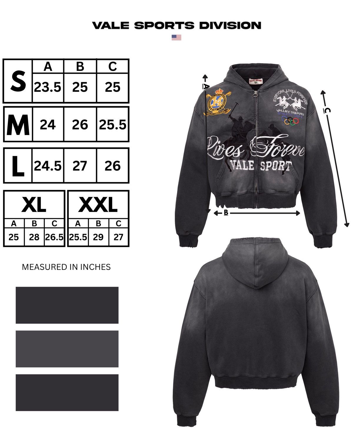 Vale Vale Blackrock Zip Up Size US S / EU 44-46 / 1 - 4 Thumbnail