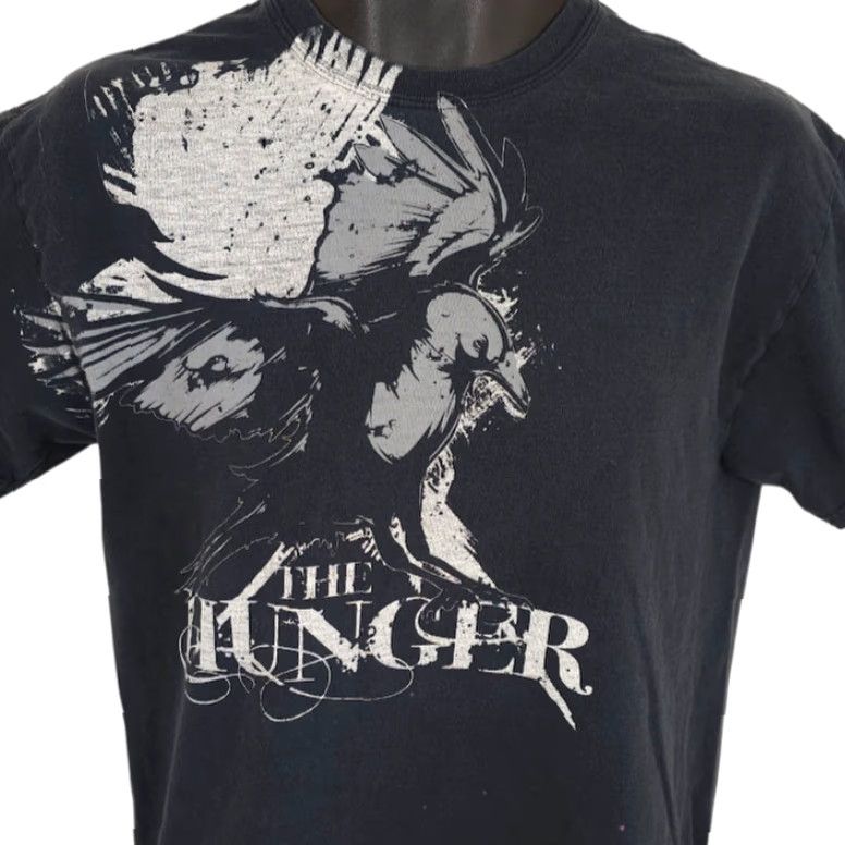 Gildan Gildan The Hunger T Shirt Mens Medium Black Industrial Rock Band Tee Size US M / EU 48-50 / 2 - 2 Thumbnail