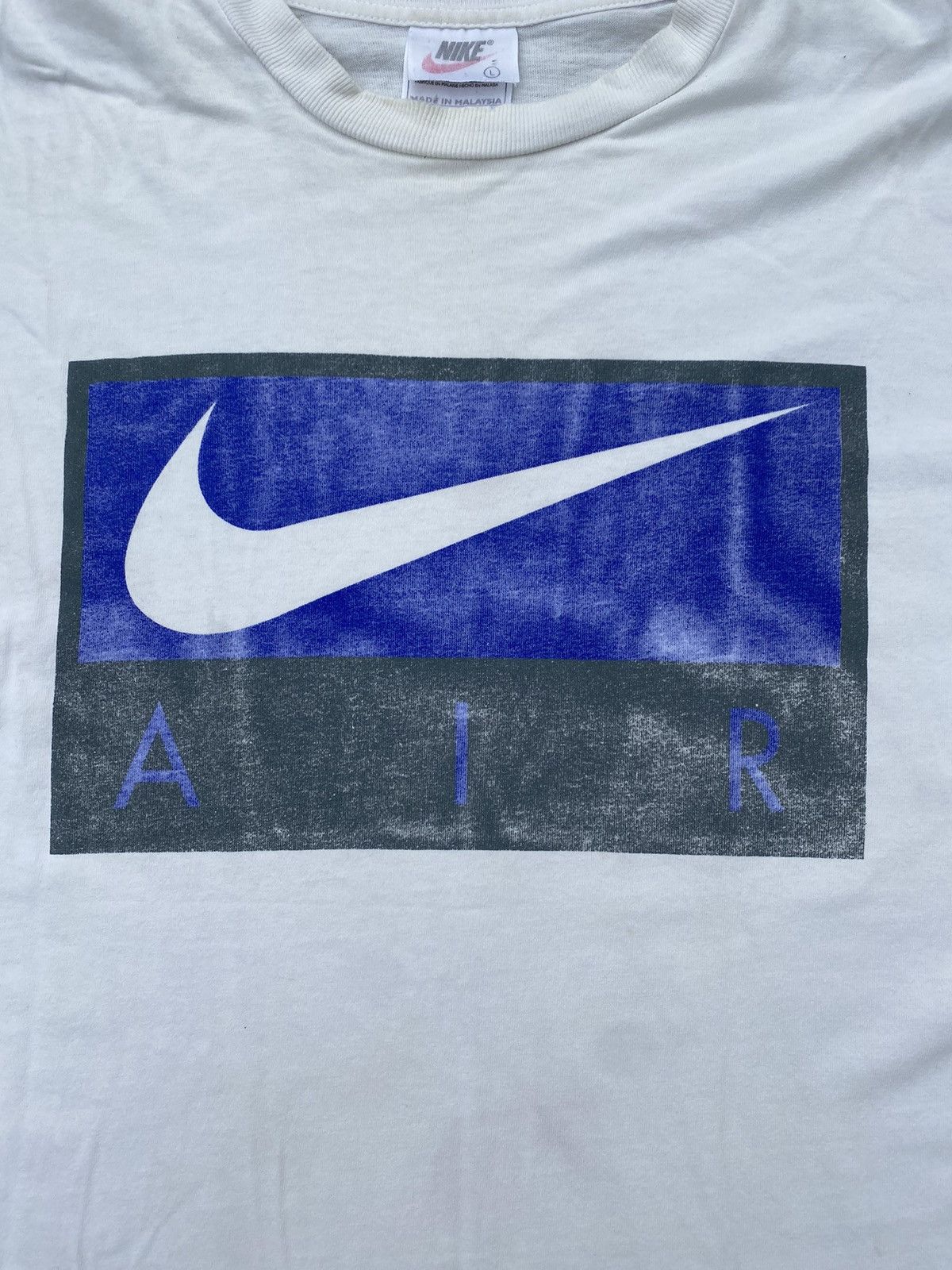 Nike × Vintage 90S NIKE AIR VINTAGE BIG LOGO RETRO Y2K TEE TSHIRT Size US L / EU 52-54 / 3 - 4 Thumbnail
