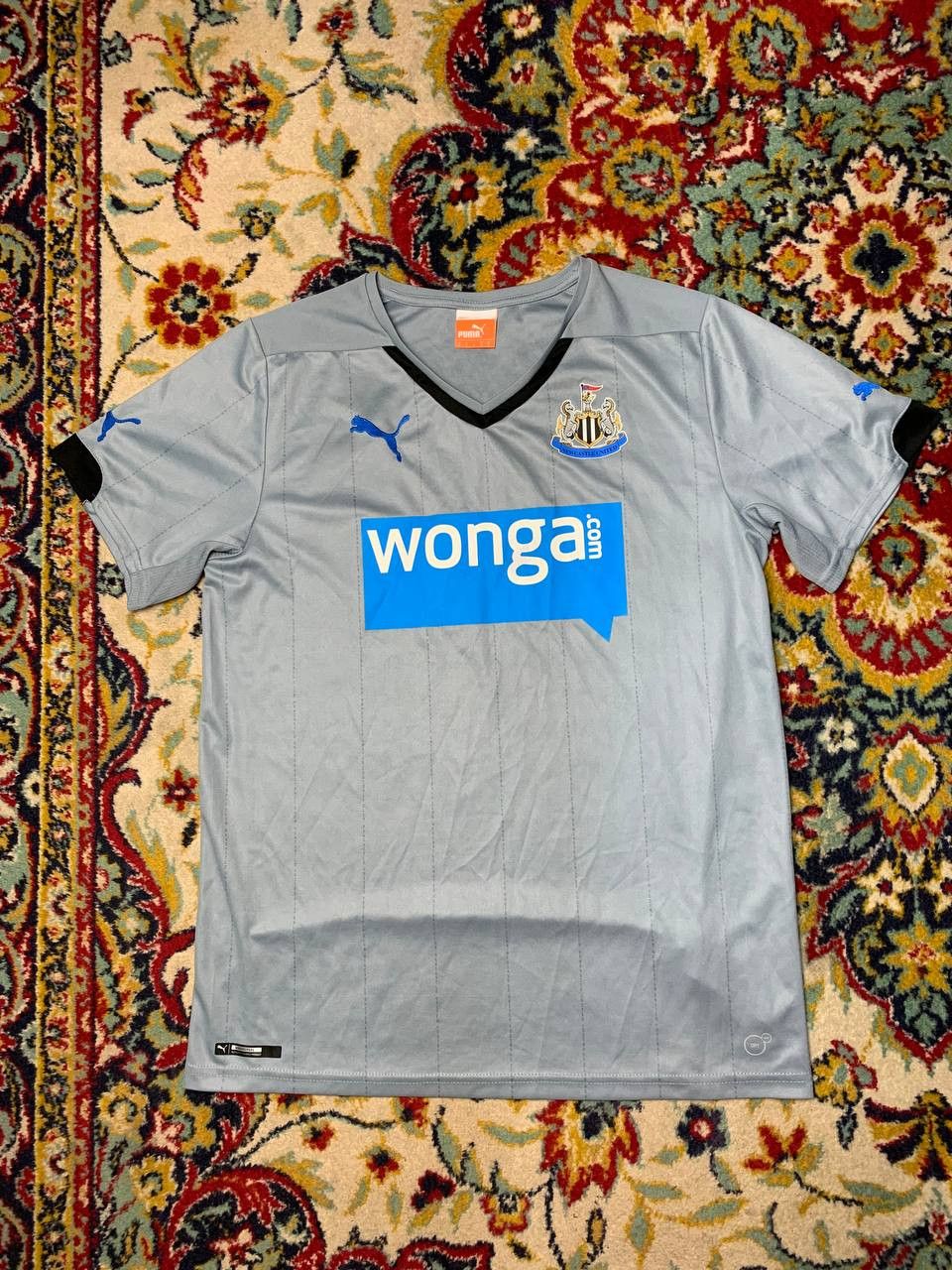 Puma NEWCASTLE UNITED 2014 2015 AWAY FOOTBALL SHIRT SOCCER JERSEY Size US S / EU 44-46 / 1 - 1 Thumbnail