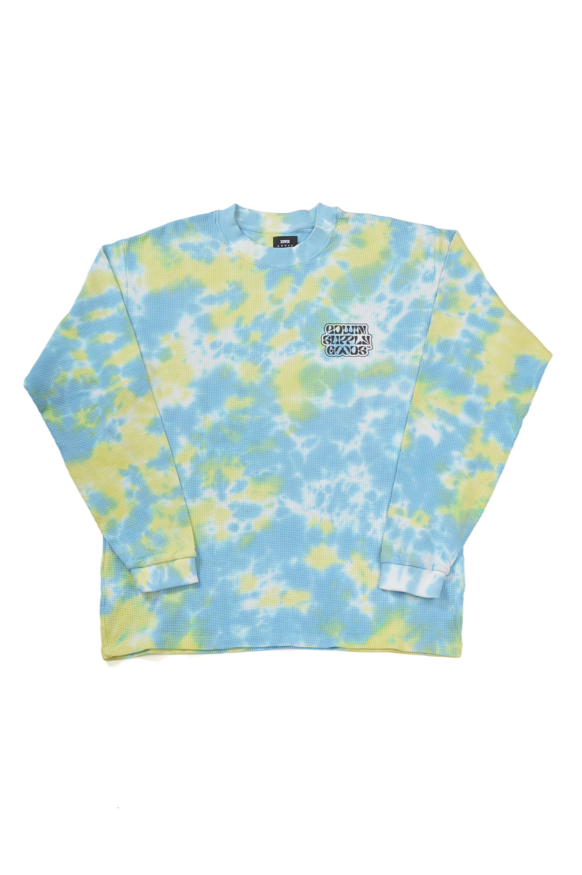 Edwin Edwin Waffle Dizzy TS LS Tie Dye Pullover Sweatshirt Size US M / EU 48-50 / 2 - 1 Thumbnail