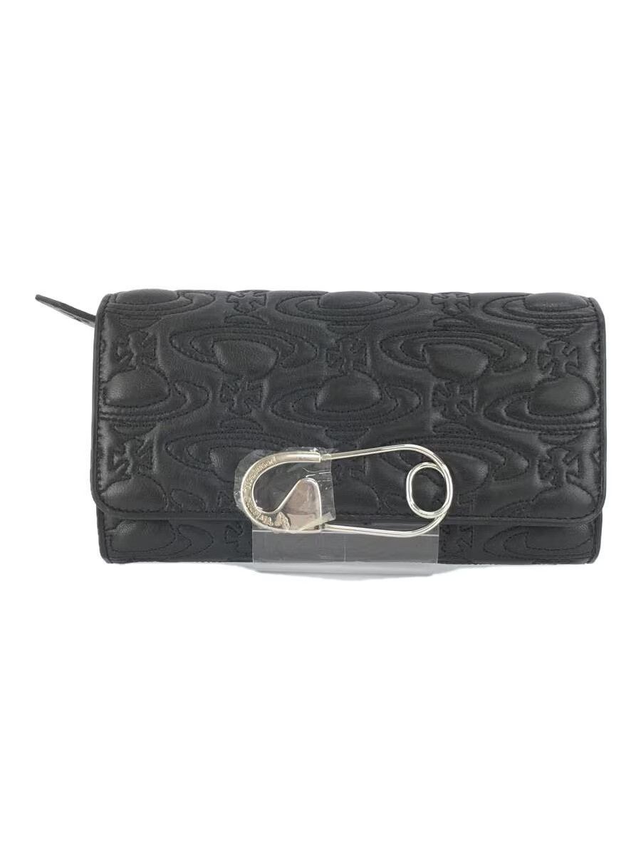 Vivienne Westwood Vivienne Westwood Plain Lthr Long Wallet Black Size ONE SIZE - 1 Thumbnail