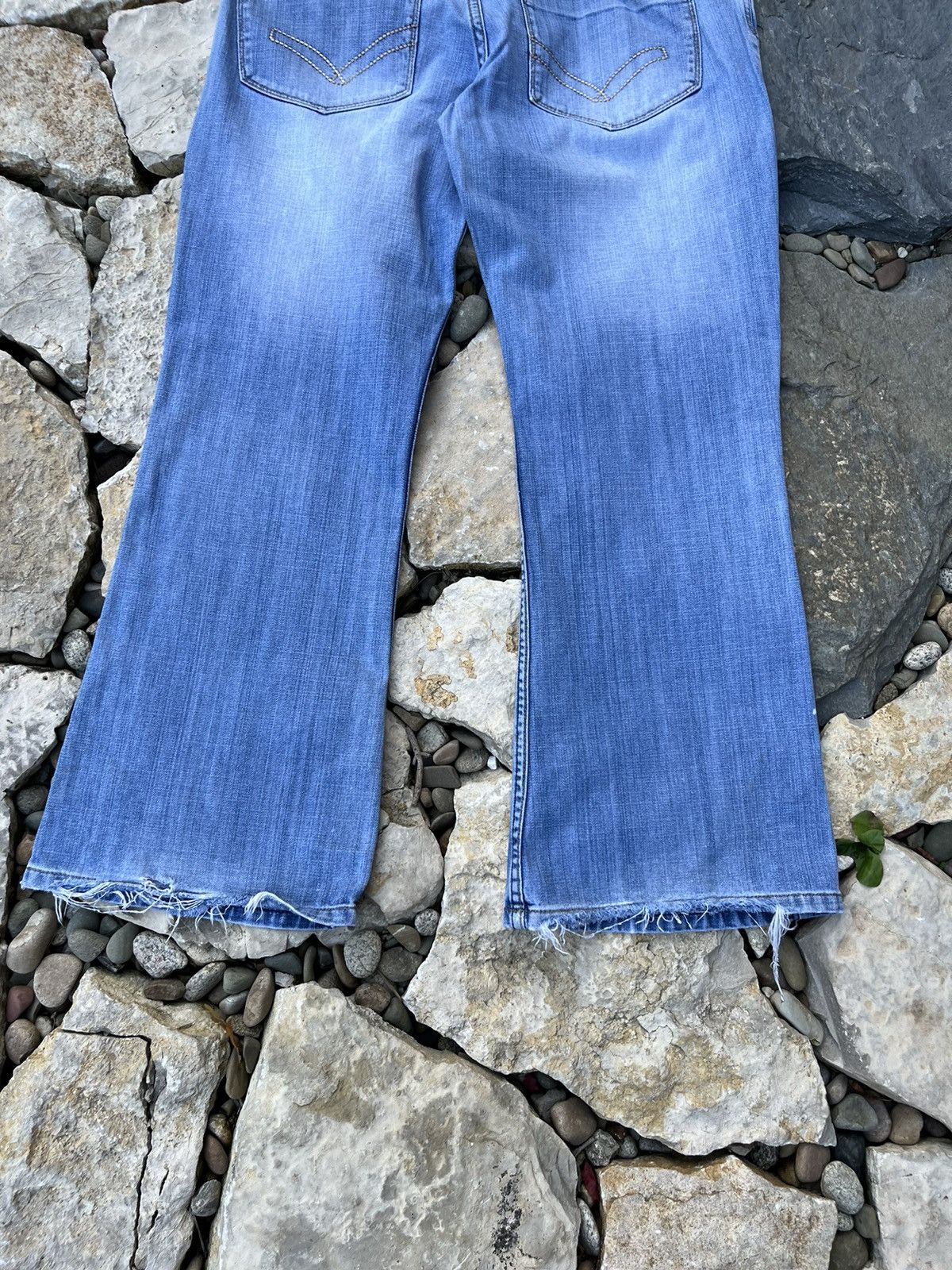 Diesel × Vintage Vintage Diesel freedom y2k baggy distressed thrashed jeans Size US 34 / EU 50 - 16 Thumbnail