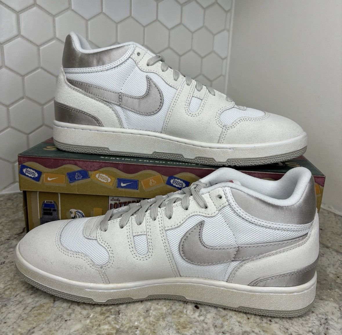Nike × Social Status size 11-Nike x Social Status Silver Linings NEW Size US 11 / EU 44 - 4 Thumbnail