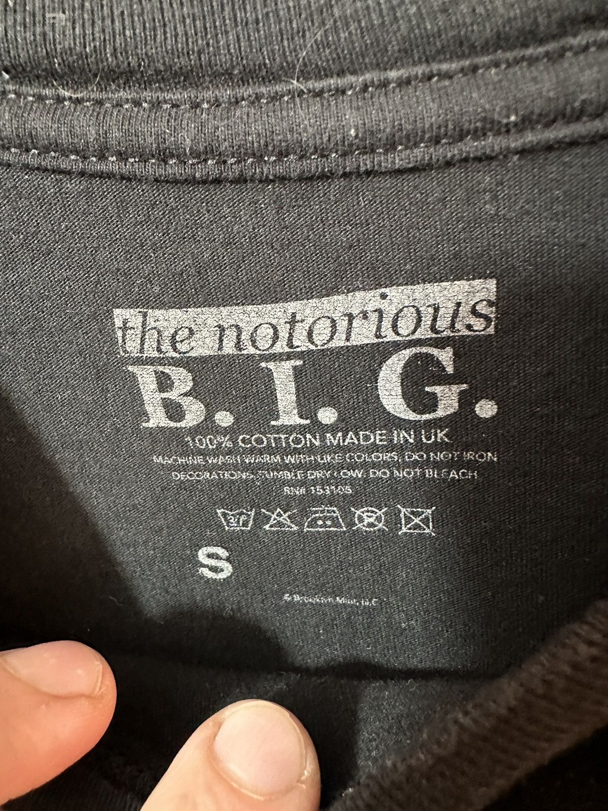 Rap Tees The Notorious BIG Face Logo t shirt Y2K style Puff Daddy Size US S / EU 44-46 / 1 - 4 Thumbnail