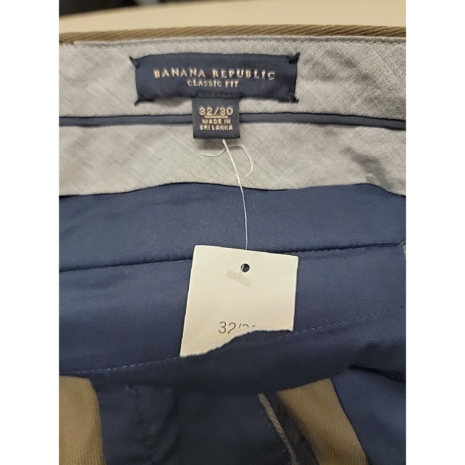 Banana Republic Banana Republic Pants Mens 32x30 Brown Career Regular Fit Trousers Pants Khakis Flat Front Belt Loops Cotton Blend Office Business Size US 32 / EU 48 - 6 Thumbnail