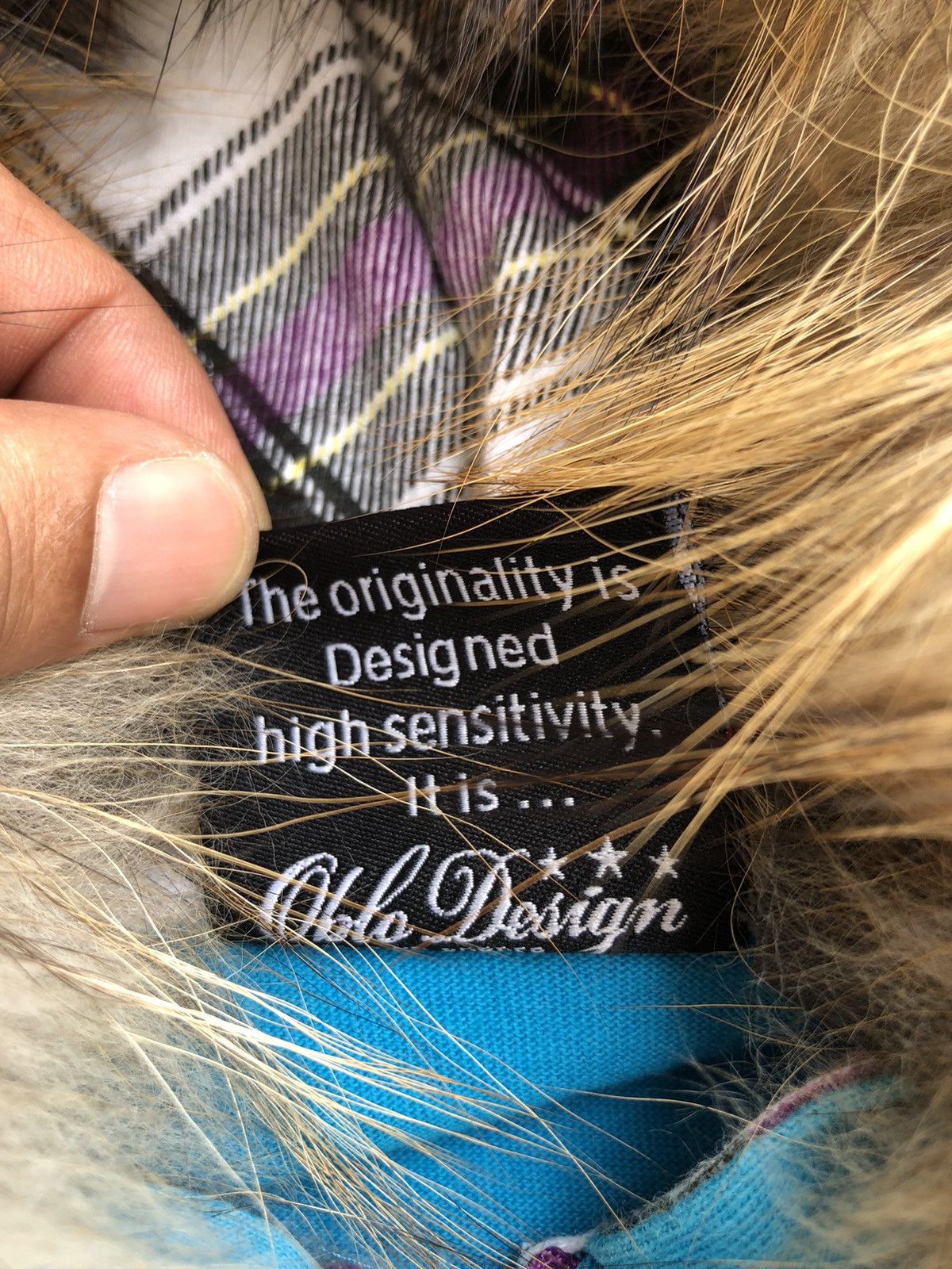 Vintage Oblo Design Japanese SWAG! Fur Glitter Vintage Poem Zip Up Size US M / EU 48-50 / 2 - 15 Thumbnail