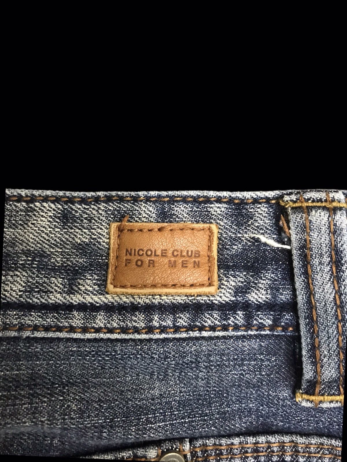 Designer × Japanese Brand 💥FLARE💥NICOLE Flare Assymetrical Seam Denim F73 Size US 31 - 3 Thumbnail