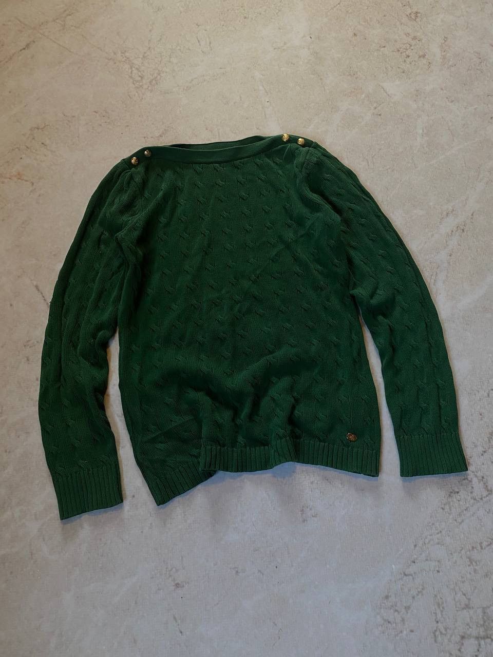 Polo Ralph Lauren × Vintage Vintage Polo Ralph Lauren Knit Sweater Size L / US 10 / IT 46 - 2 Thumbnail