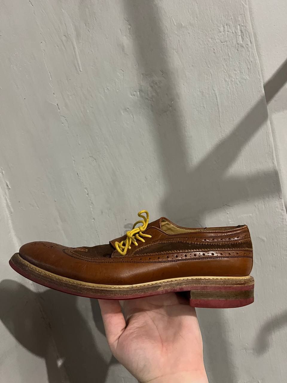Russell & Bromley RUSSEL&BROMLEY MORRIS OXFORD LEATHER LACE UP SHOES SIZE 7 Size US 7 / EU 40 - 12 Thumbnail
