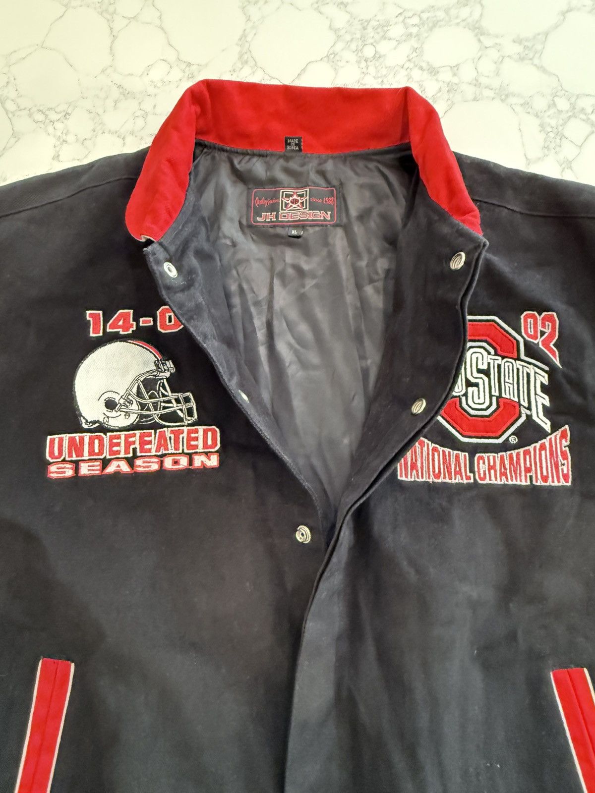 Jeff Hamilton Jeff Hamilton Ohio State Buckeyes Champion Varsity Jacket Size US XL / EU 56 / 4 - 4 Thumbnail