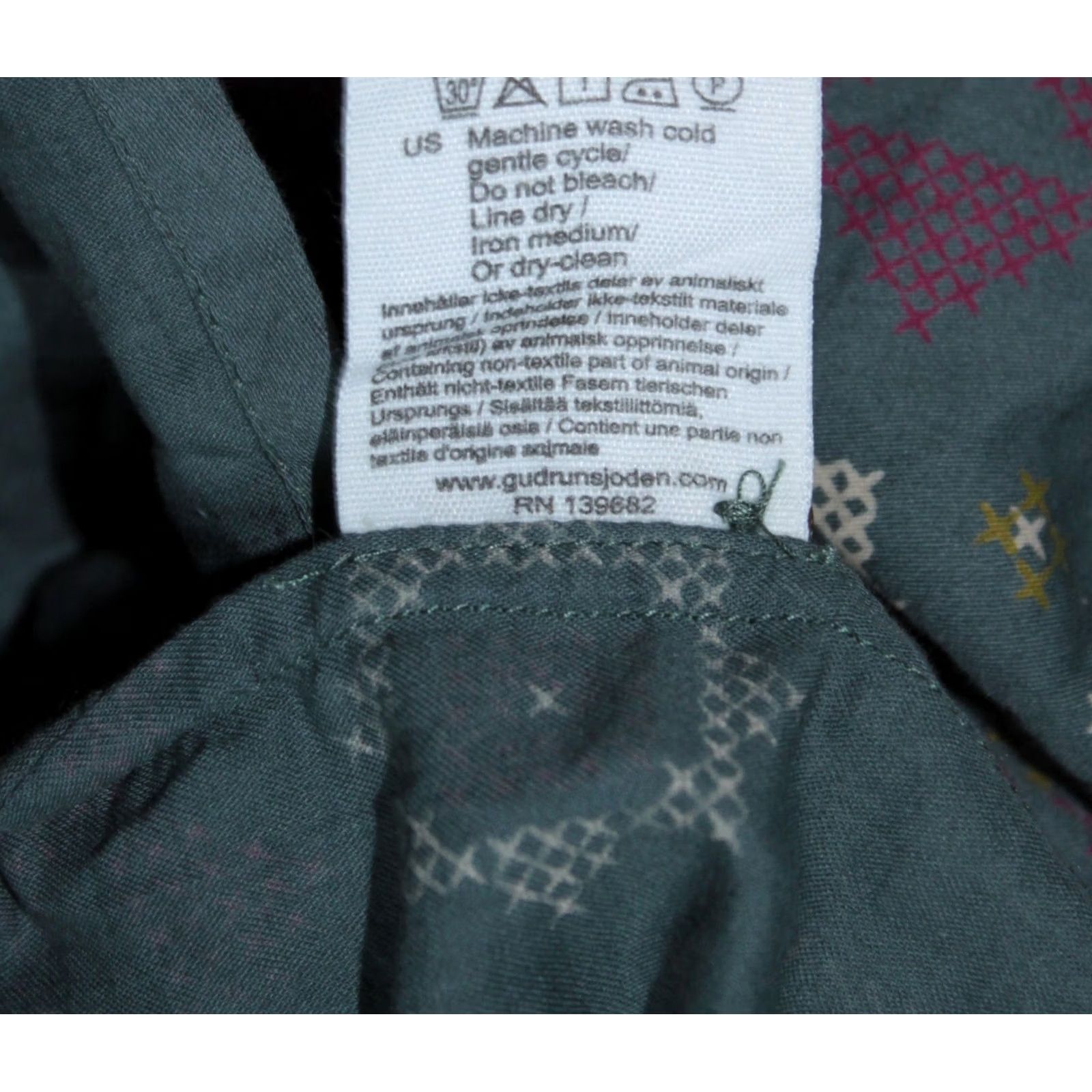 Vintage Gudrun Sjoden Blouse Tunic Shirt XL Women Multicoloured Long Sleeve Size XL / US 12-14 / IT 48-50 - 8 Thumbnail