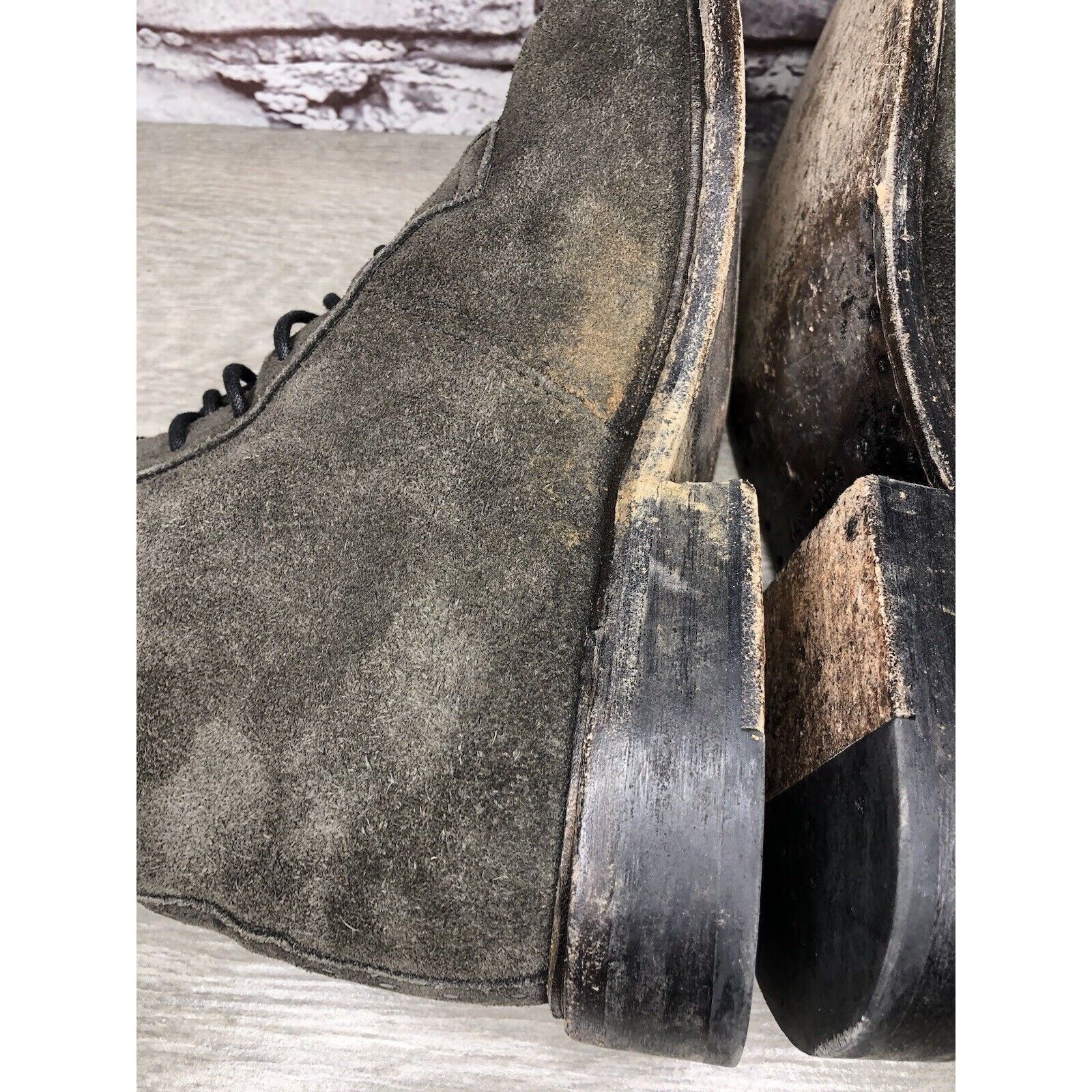 Allsaints All Saints Gray Suede Leather Lace Up Desert Chukka Boots Me Size US 9 / EU 42 - 8 Thumbnail