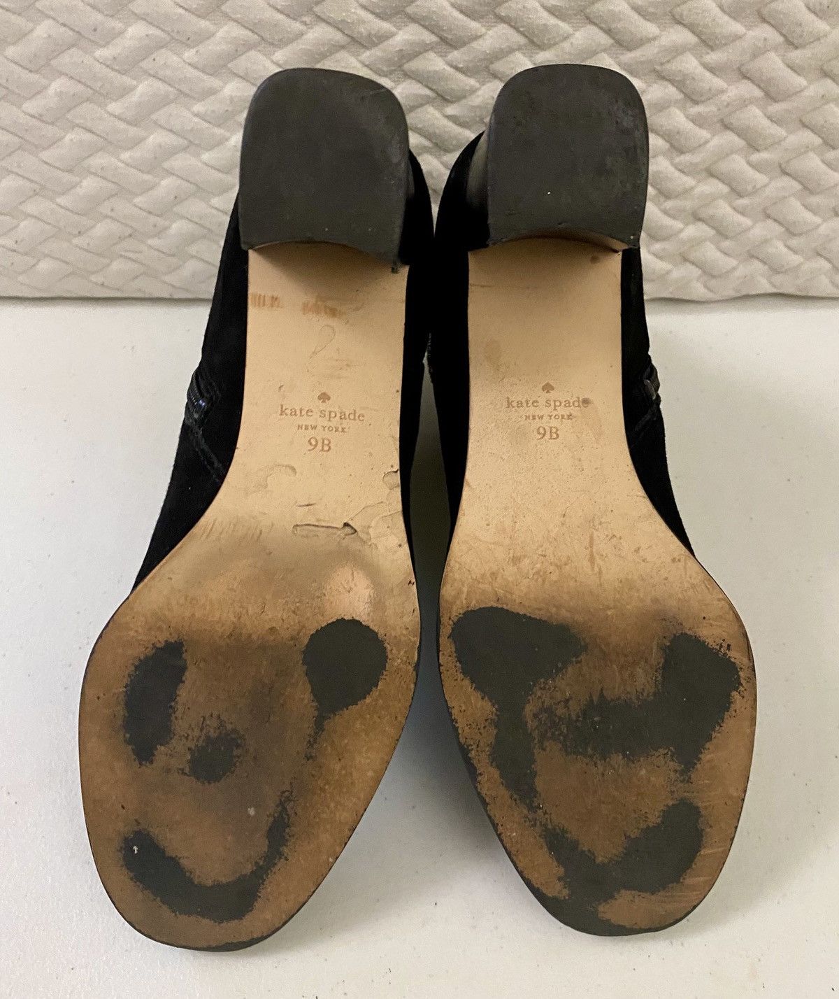 Kate Spade Kate Spade NY Black Suede Logo Ankle Morgan Bootie 9 US VGC Size US 9 / IT 39 - 11 Thumbnail