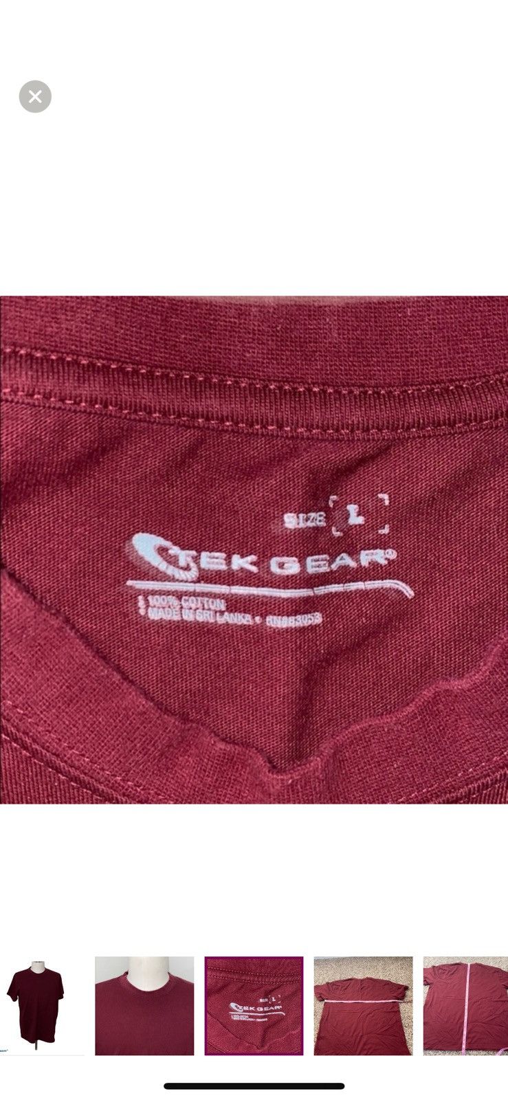 Tek Gear Tek gear large crewneck tee Size US L / EU 52-54 / 3 - 3 Thumbnail