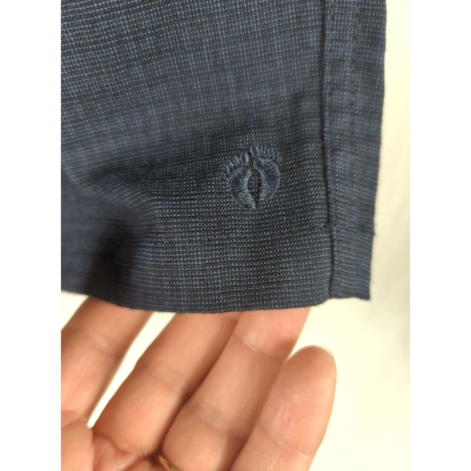 Hang Ten Hang Ten Mens Walk Shorts Regular 34 Dark Blue Stretch Polyester NWT Nautical Striped Lightweight Zip Pocket Casual Shorts Boys? Size US 34 / EU 50 - 4 Thumbnail