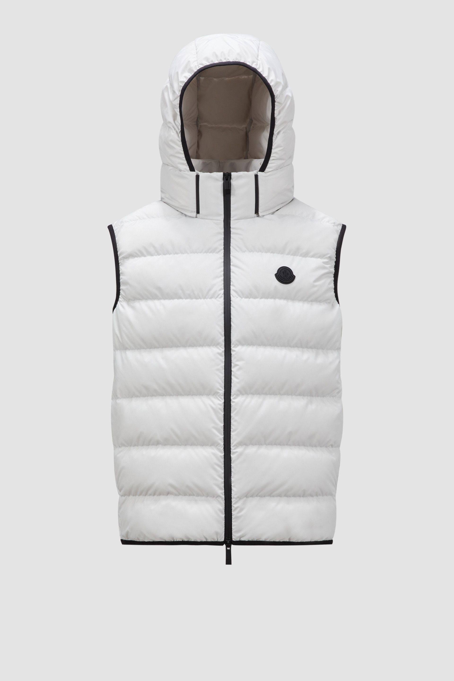 Moncler o1tko10426 Valmasque Down Vest in White Size US M / EU 48-50 / 2 - 1 Thumbnail