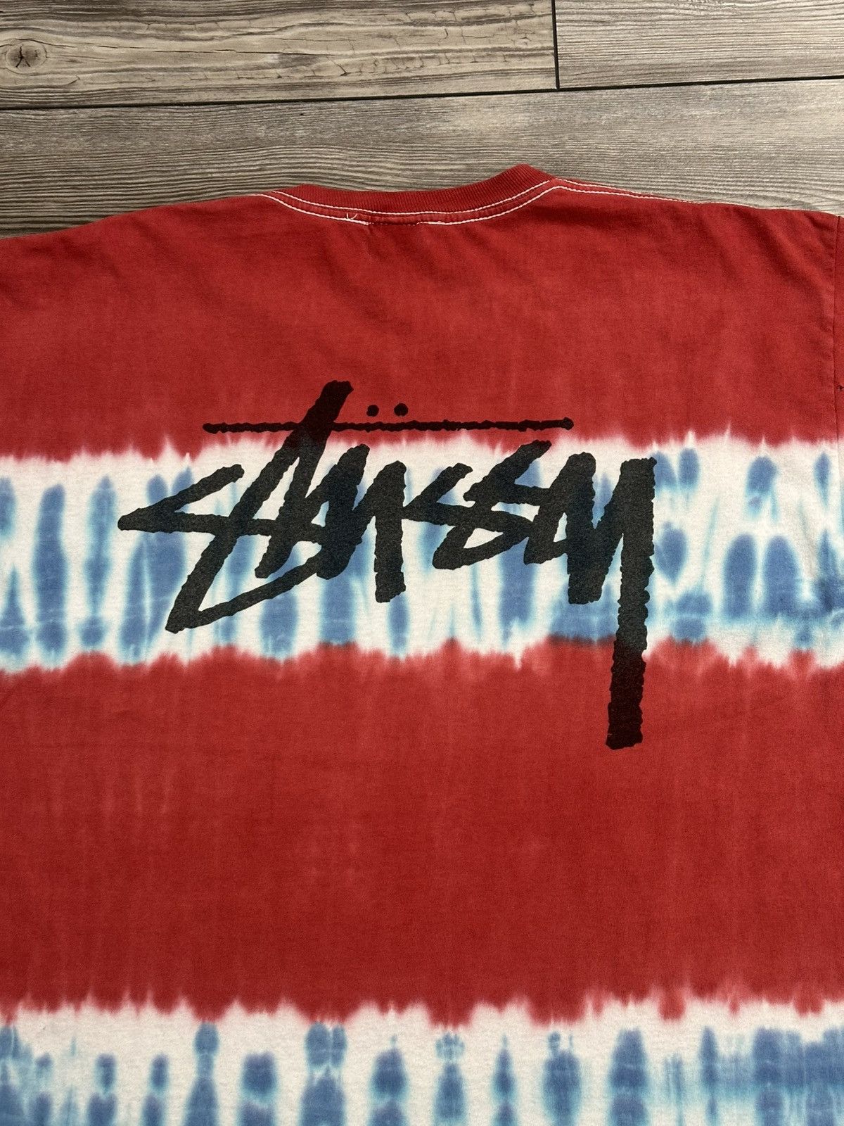 Stussy × Vintage Stussy Rocket Pop Tie Dye T Shirt Size US L / EU 52-54 / 3 - 4 Thumbnail