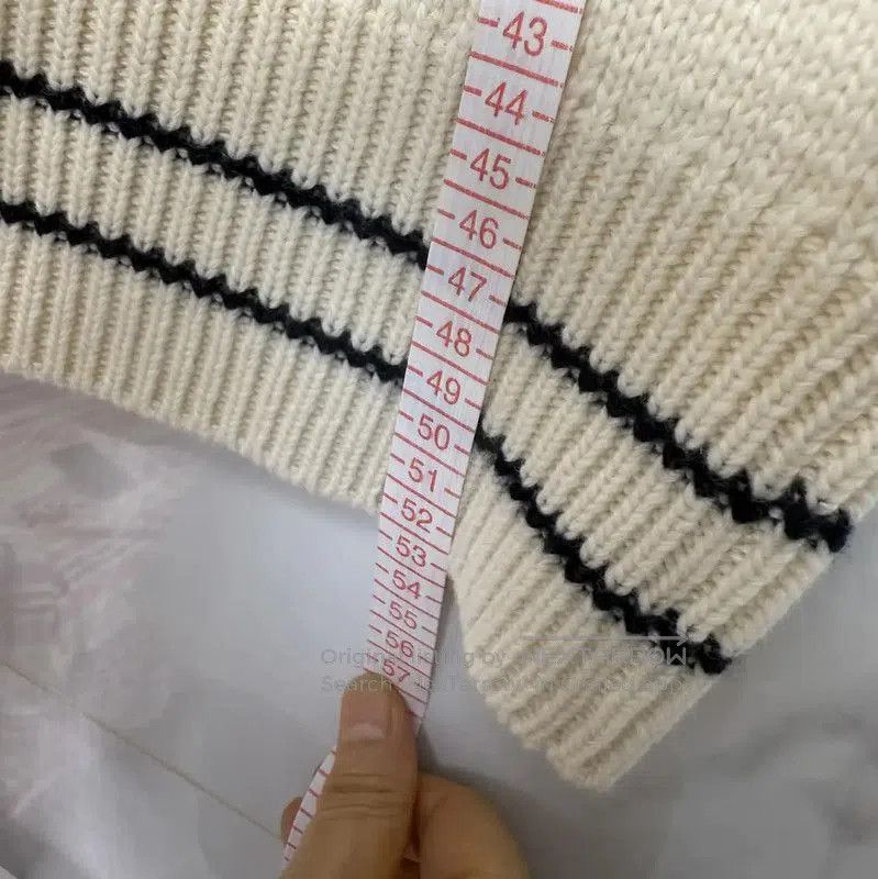 Dior Dior Women's White Wool Short Sleeve Sweater . Size M / US 6-8 / IT 42-44 - 8 Thumbnail