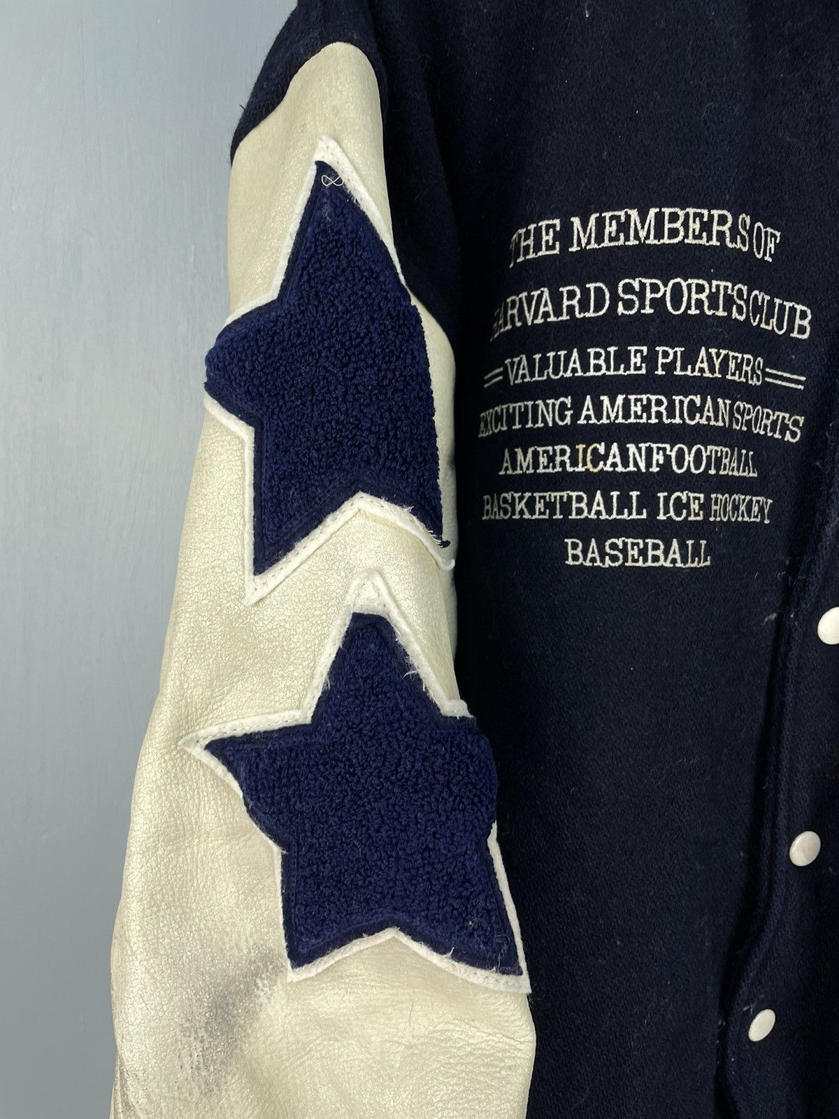 Vintage Vintage Harvard Sports Club varsity jacket Size US L / EU 52-54 / 3 - 7 Thumbnail