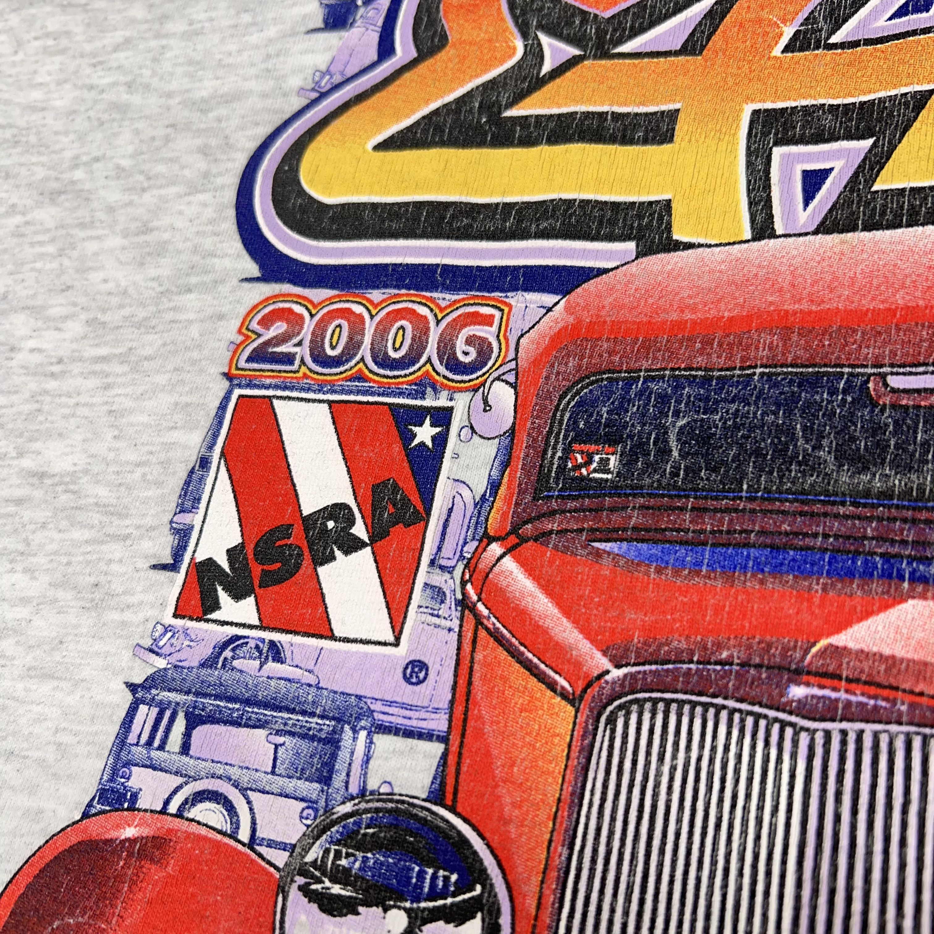 Gildan × Vintage Street Rod Tee Shirt Grey Car Classic NSRA Auto Graphic Y2K Size US XL / EU 56 / 4 - 4 Thumbnail