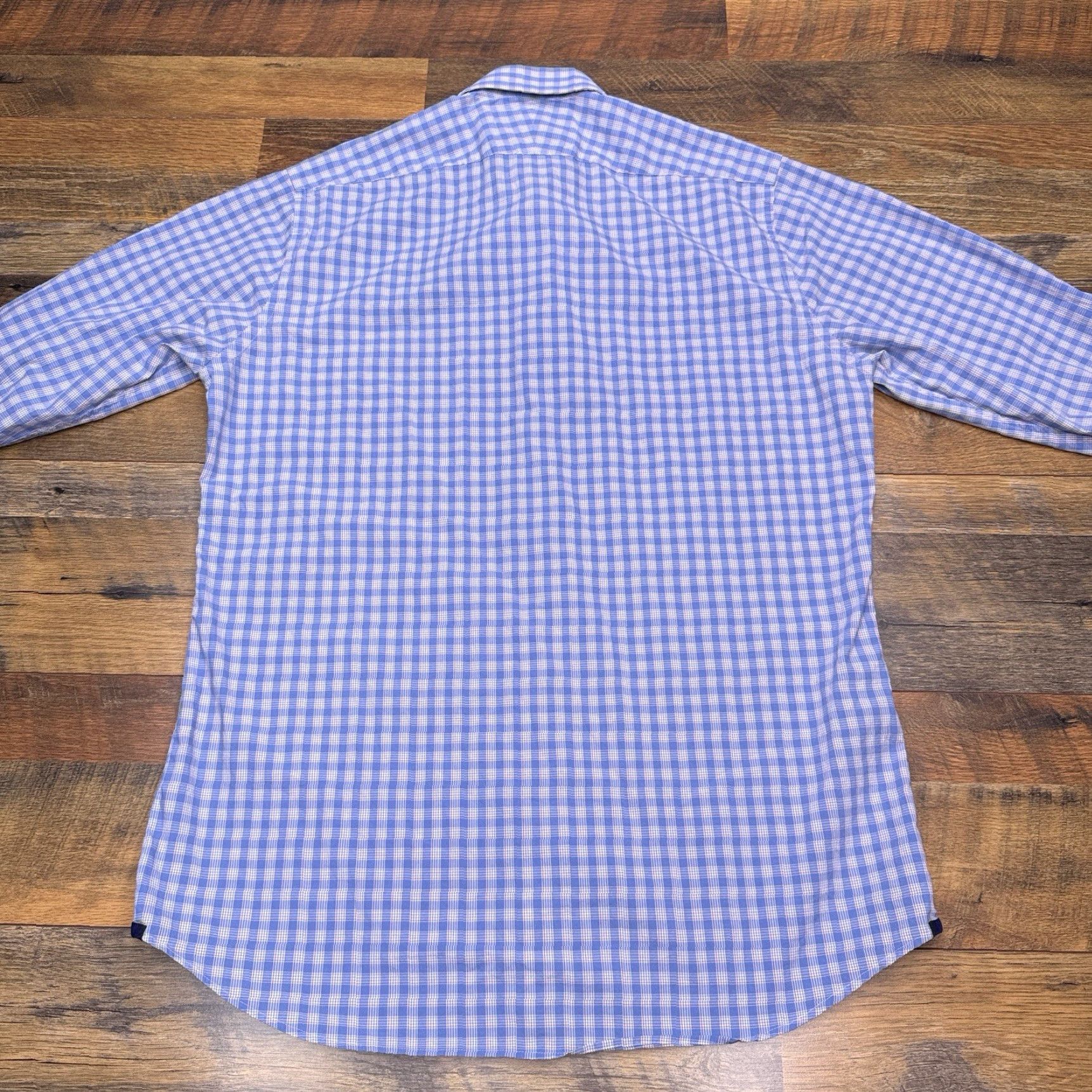 Charles Tyrwhitt **Charles Tyrwhitt Slim Fit Blue Plaid Dress Shirt Mens 17** User: Charles Tyrwhitt Slim Fit Blue Plaid Dress Shirt Mens 17 Size 46R - 3 Thumbnail