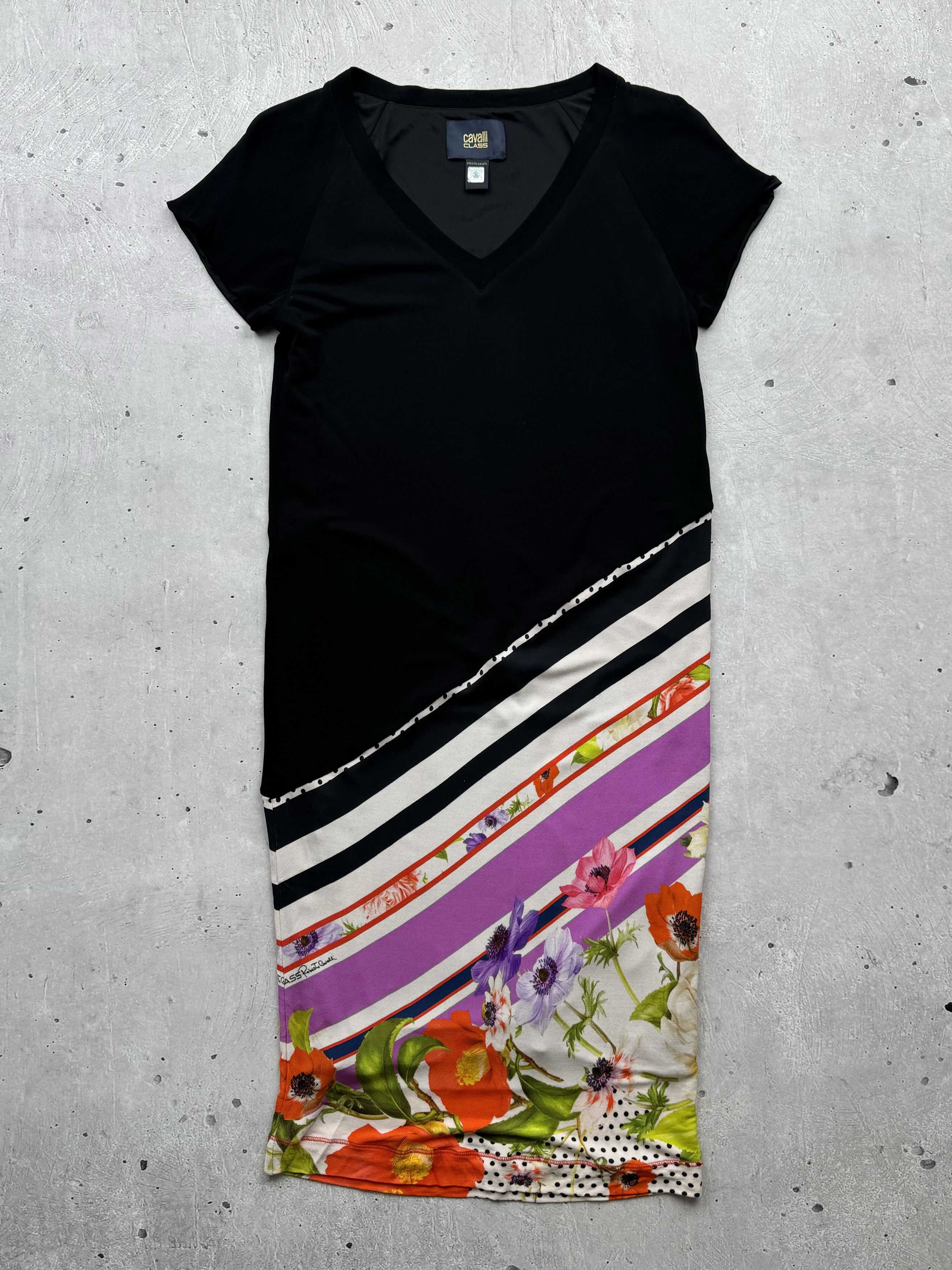 image of Avant Garde x Cavalli Class Class Roberto Cavalli Vintage Printed Midi Dress, Women's (Size Medium)