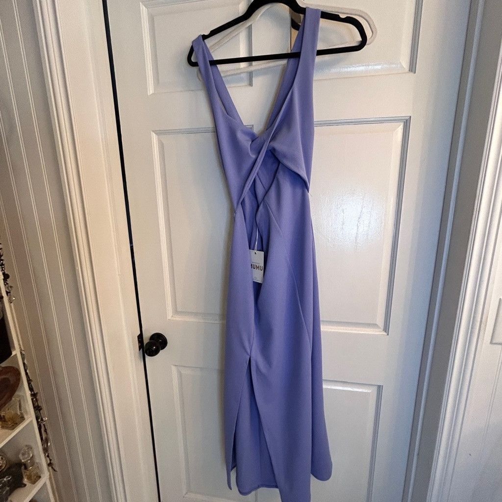 Show Me Your MuMu Women's show me Your MuMu Luca Periwinkle Dress L Size L / US 10 / IT 46 - 7 Thumbnail