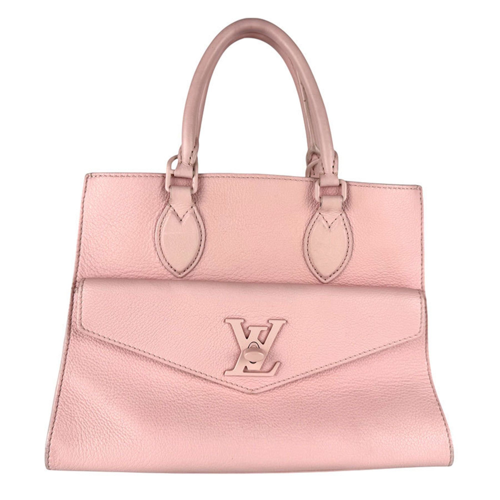 Louis Vuitton Louis Vuitton Lockme Tote PM Leather Shoulder Bag, Pink, Women's, M55818, Free Shipping, z8811 Size ONE SIZE - 1 Thumbnail