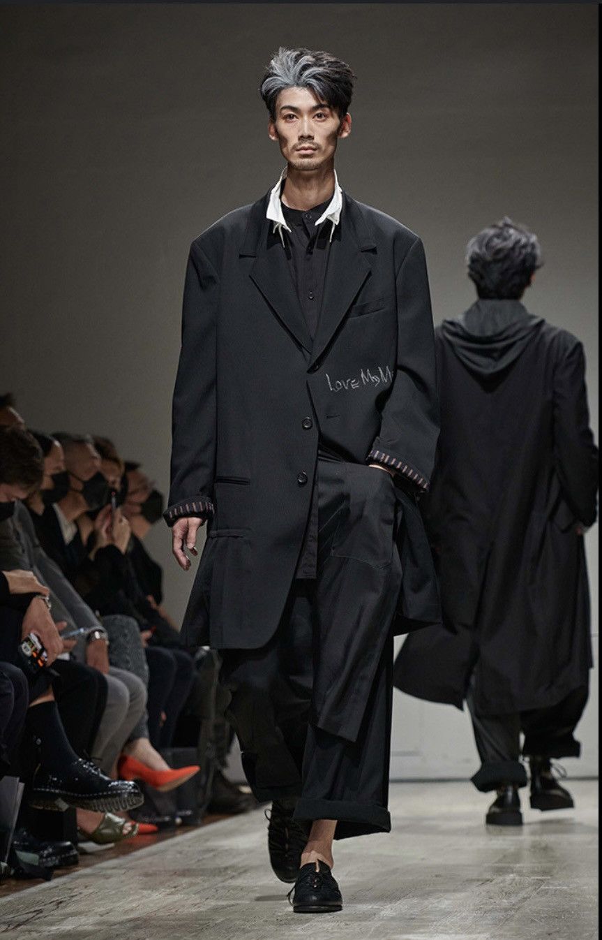 Yohji Yamamoto 🔥Sick🔥Yohji Yamamoto Asymetrical Runway Fashion Week Coat Size US S / EU 44-46 / 1 - 1 Thumbnail